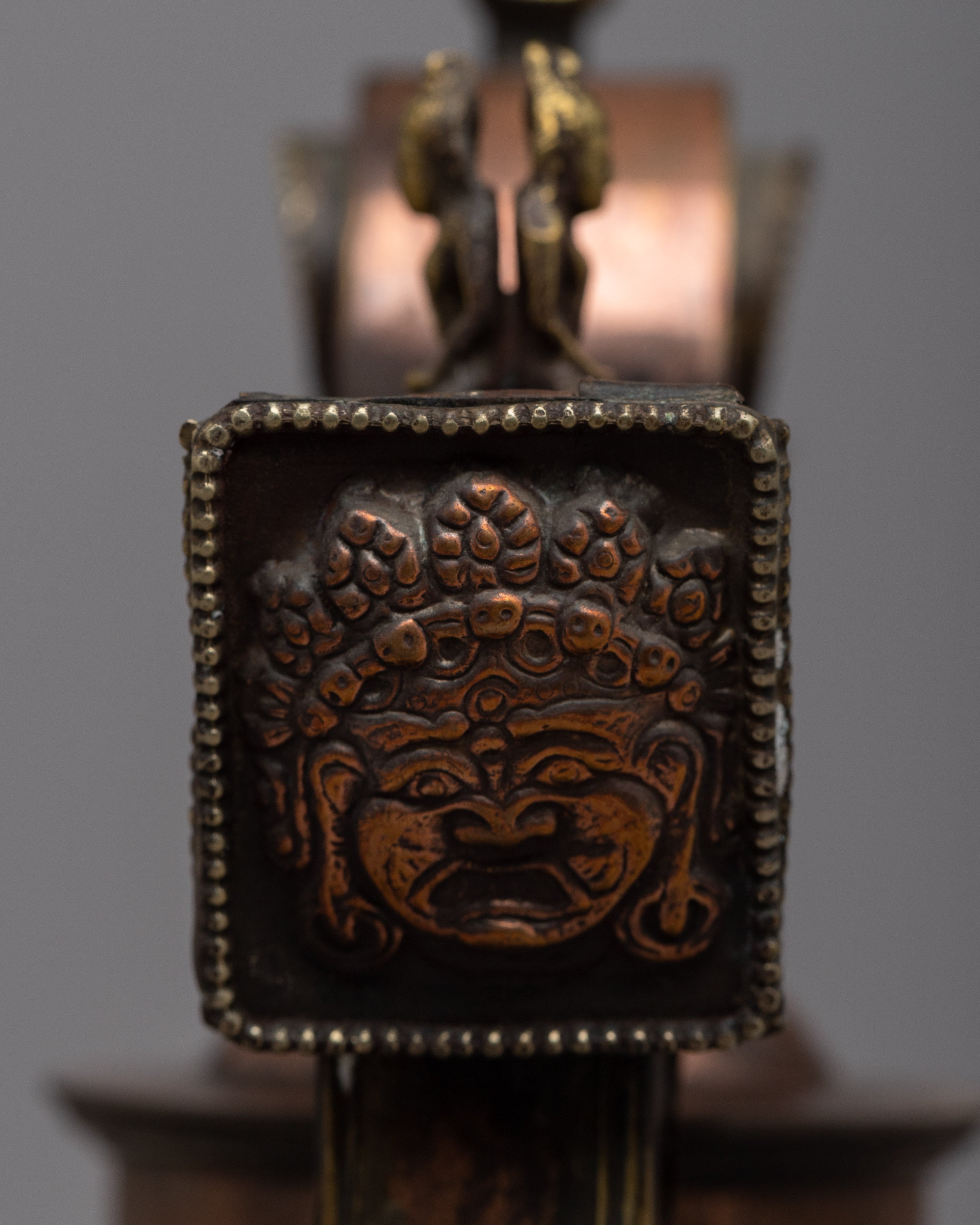 Sacred Single Prayer Wheel | Infuse Your Space with Spiritual Energy