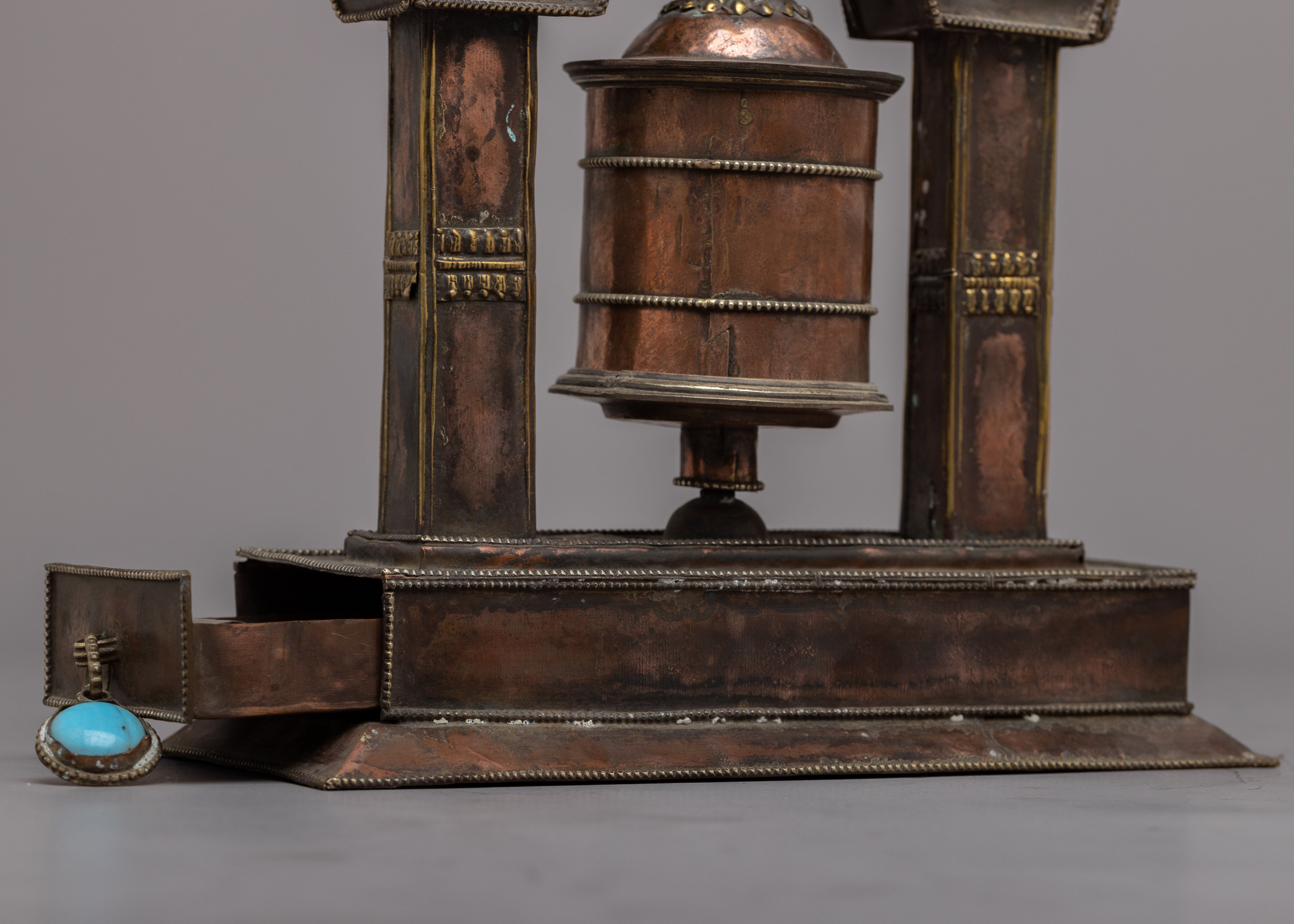 Sacred Single Prayer Wheel | Infuse Your Space with Spiritual Energy