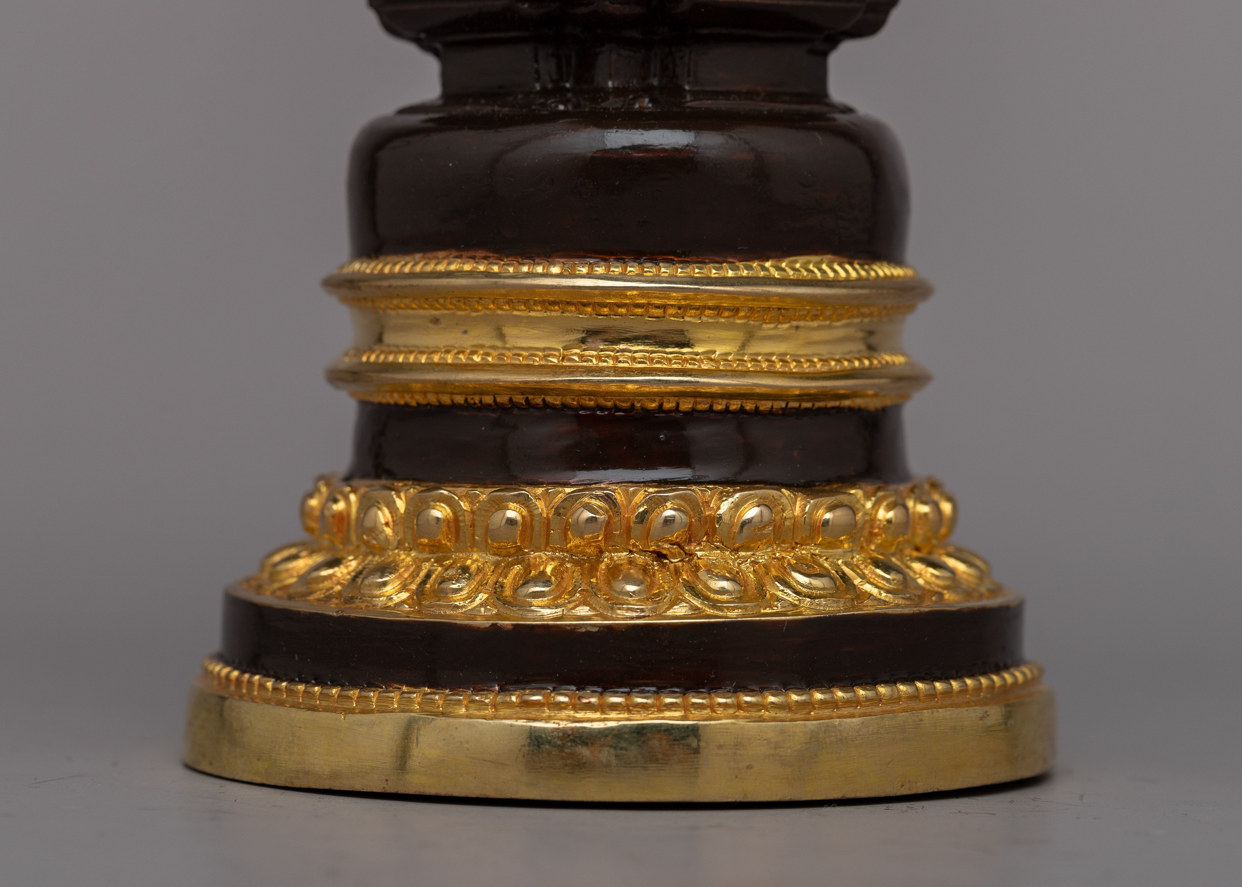 Copper Stupa Statue | Capturing the Spirit of Devotional Practice