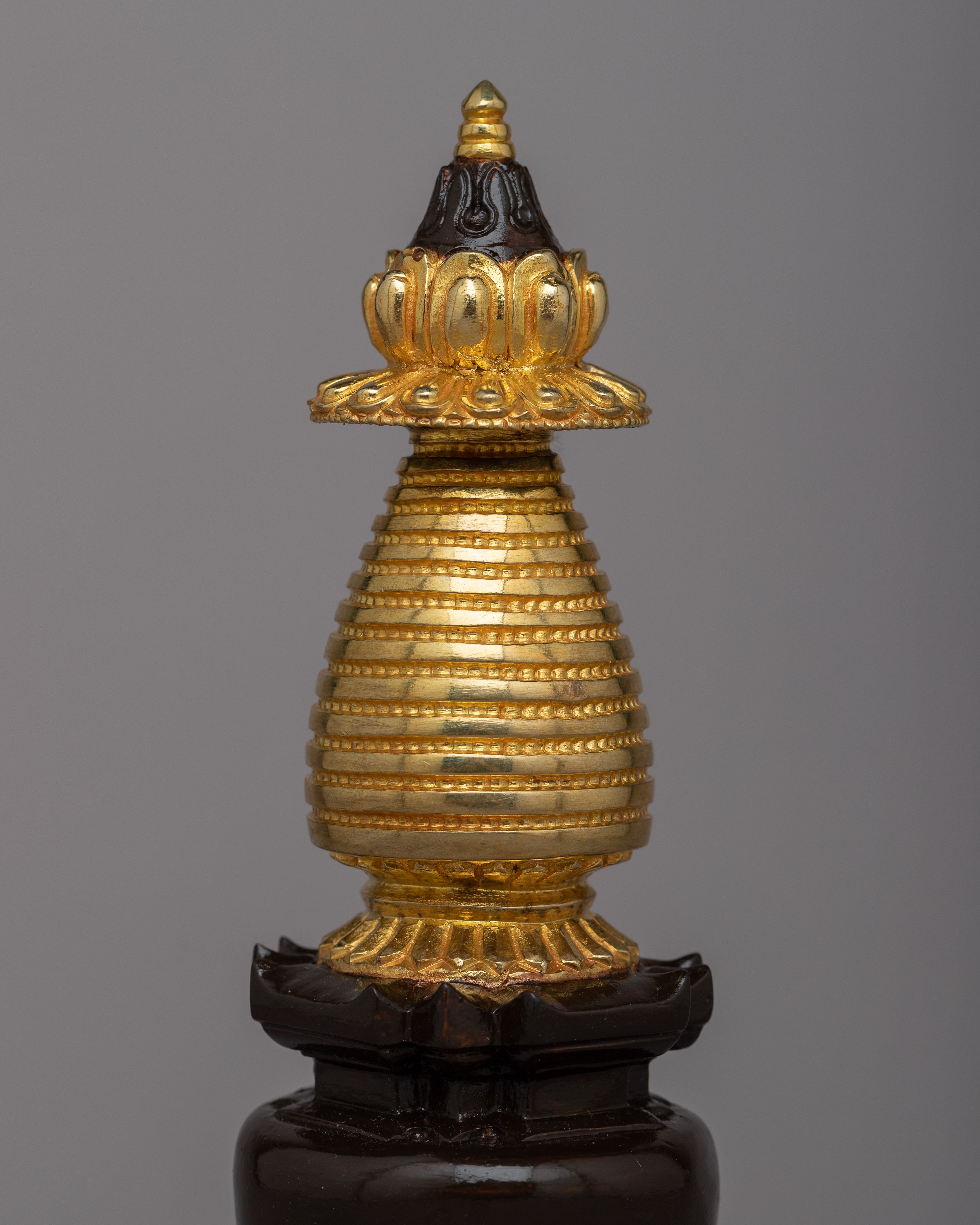Copper Stupa Statue | Capturing the Spirit of Devotional Practice