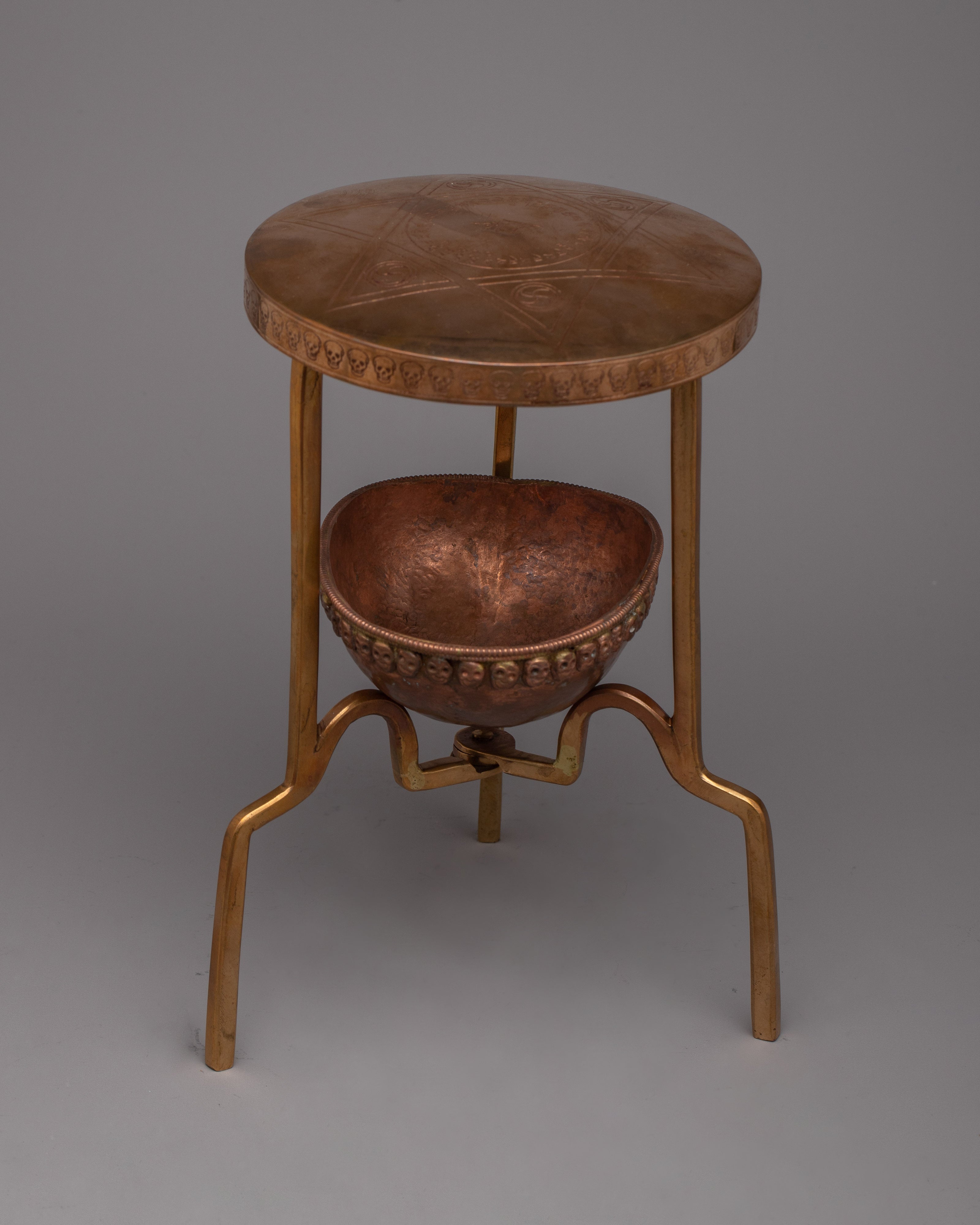 Kapala Tibetan Cup | Tibetan Ceremonial Cup for Meditation & Offerings