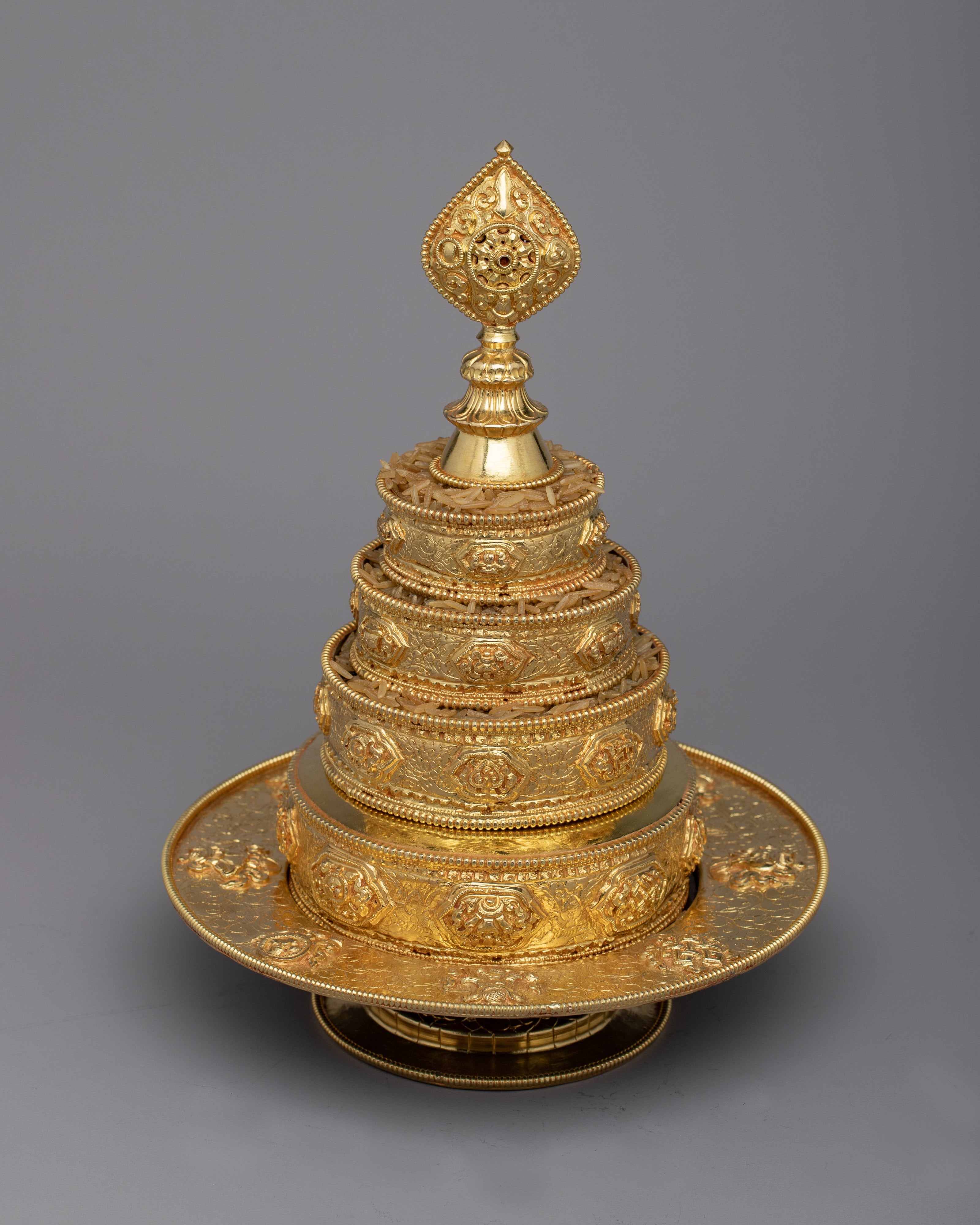 Mandala Plate Set | Handcrafted Tools for Meditation, Art & Spiritual Practices