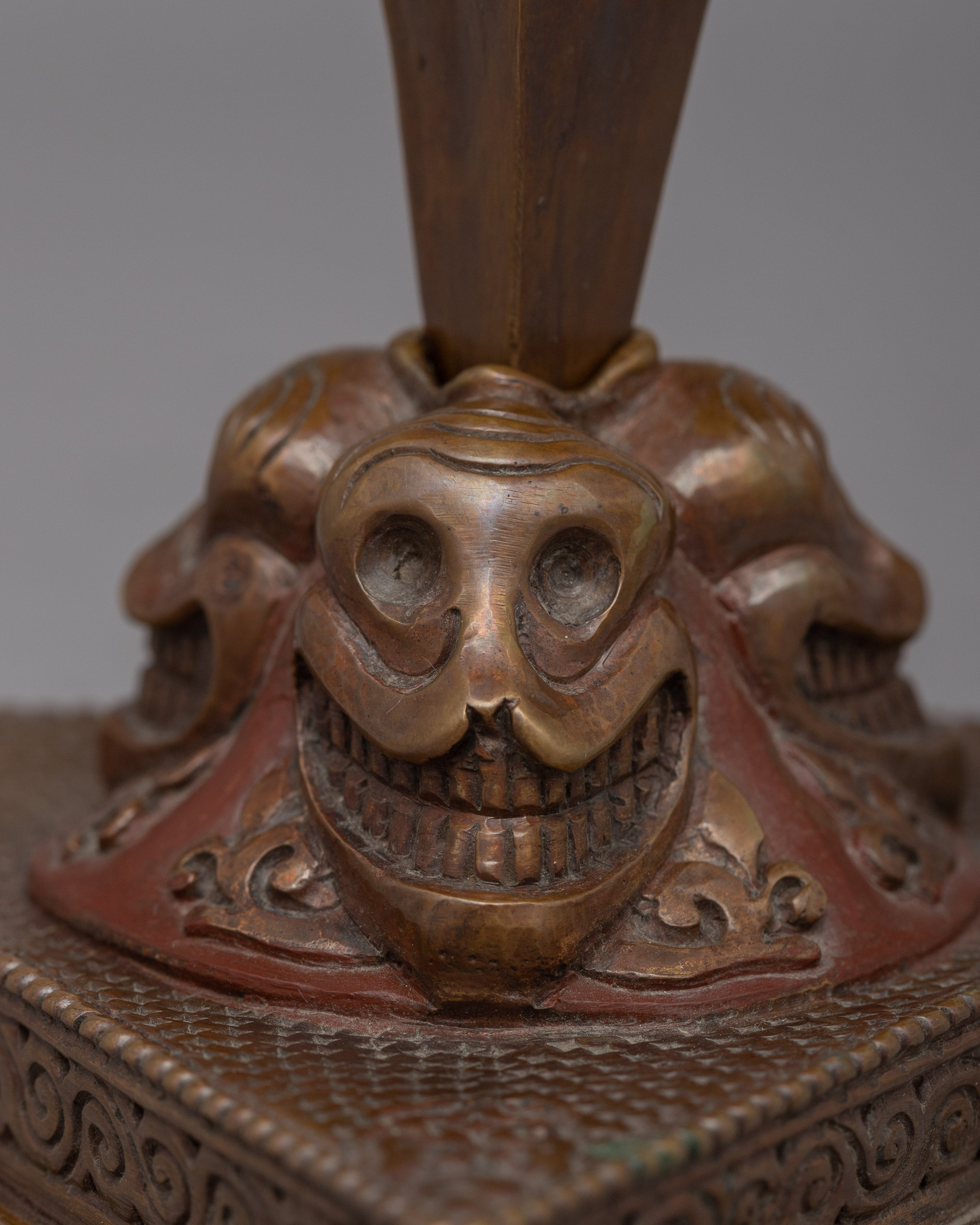 Phurba with Display Stand | Handcrafted Ritual Dagger Set for Spiritual Practices