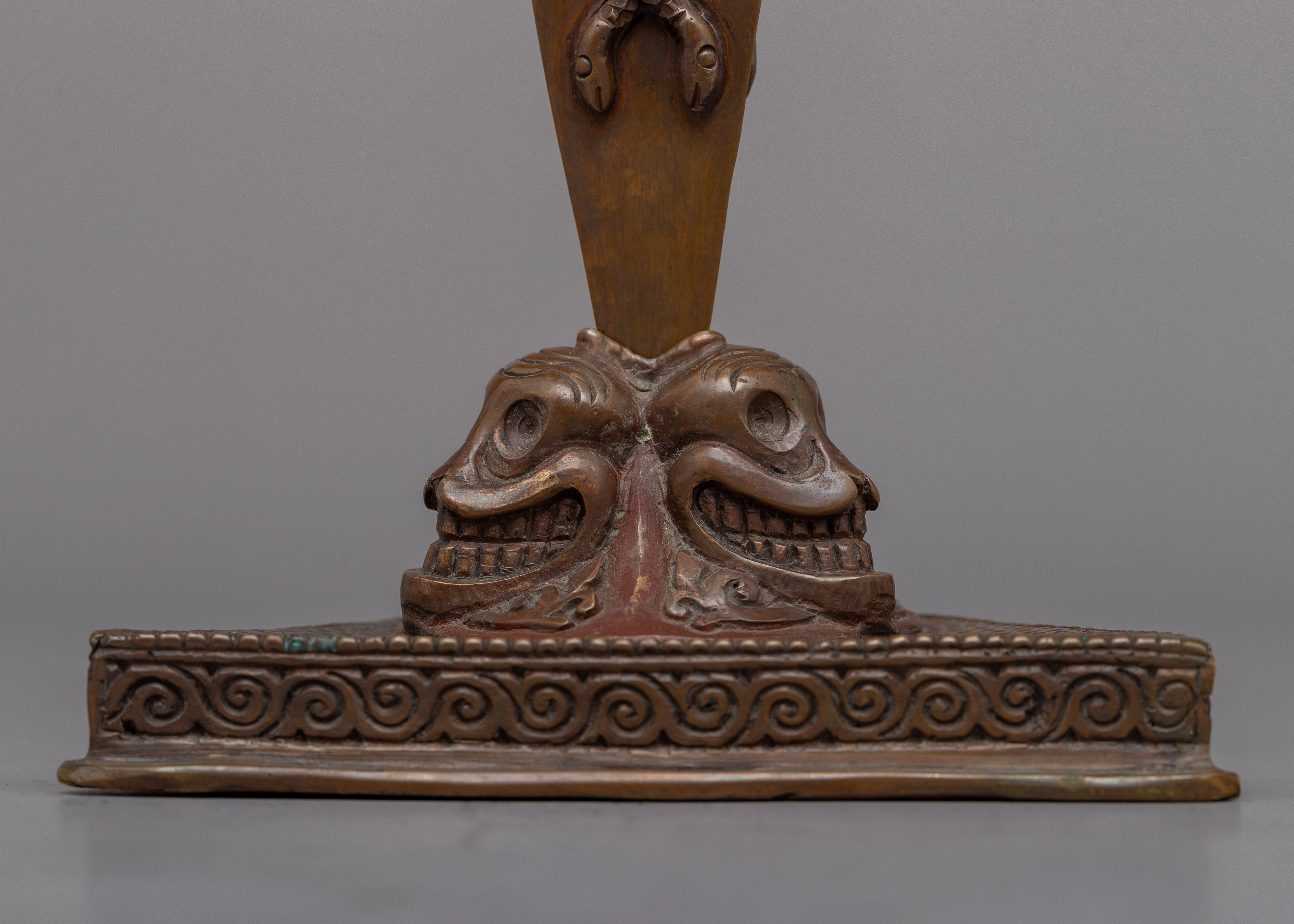 Phurba with Display Stand | Handcrafted Ritual Dagger Set for Spiritual Practices