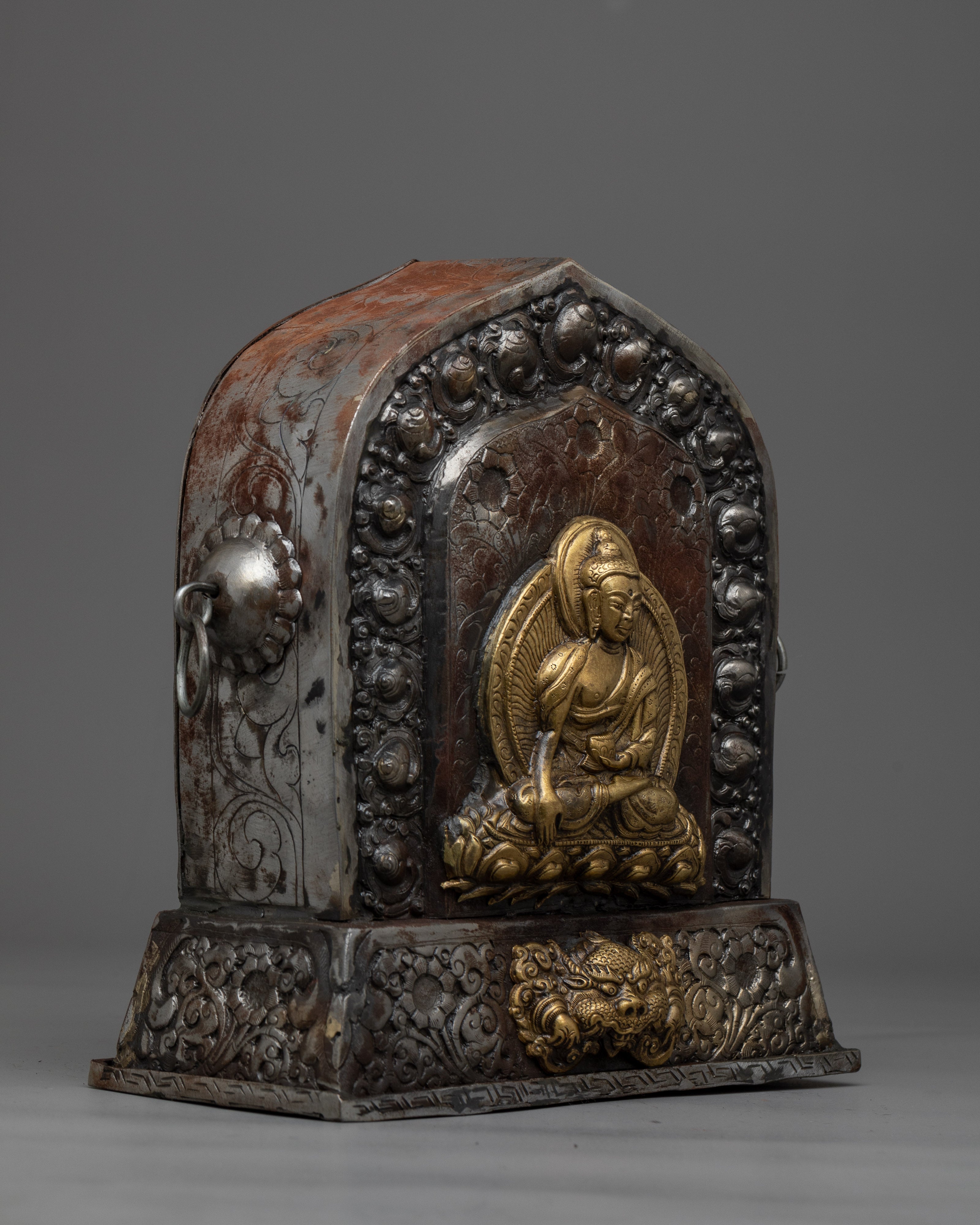 Shakyamuni Buddha Ghau Box | Carry Divine Blessings with You