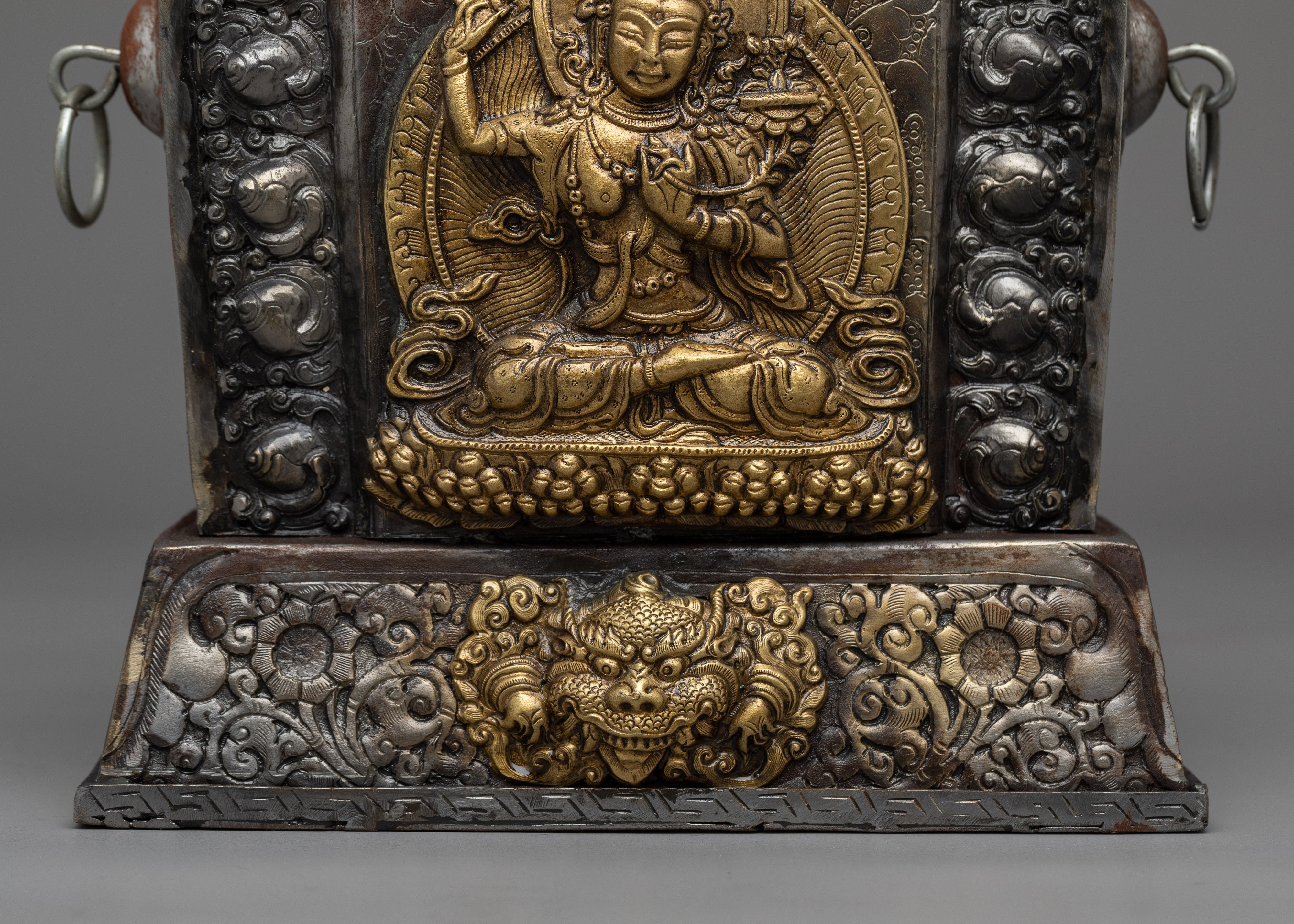 Manjushri Ghau Box | Wisdom and Enlightenment in Iron and Brass