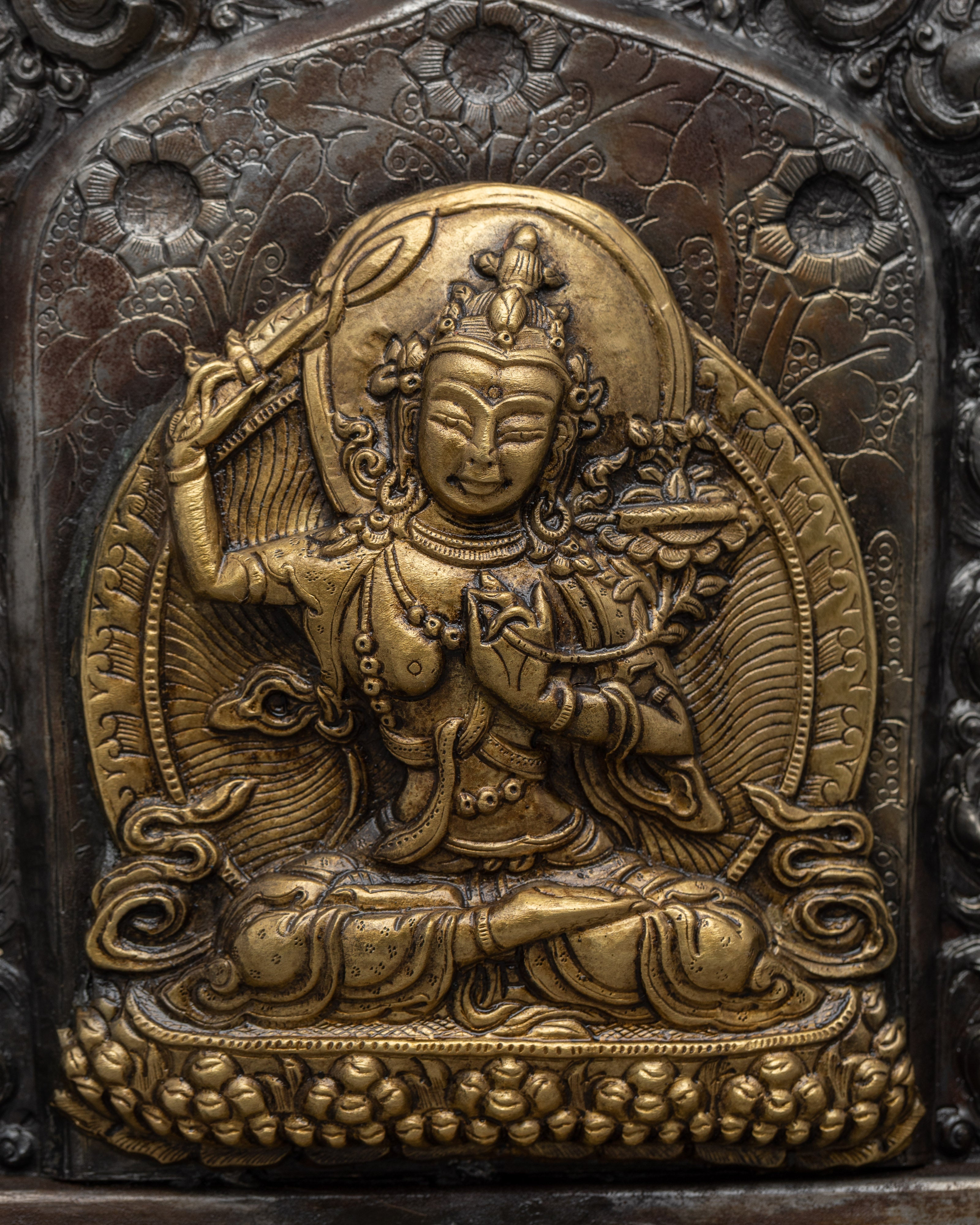 Manjushri Ghau Box | Wisdom and Enlightenment in Iron and Brass
