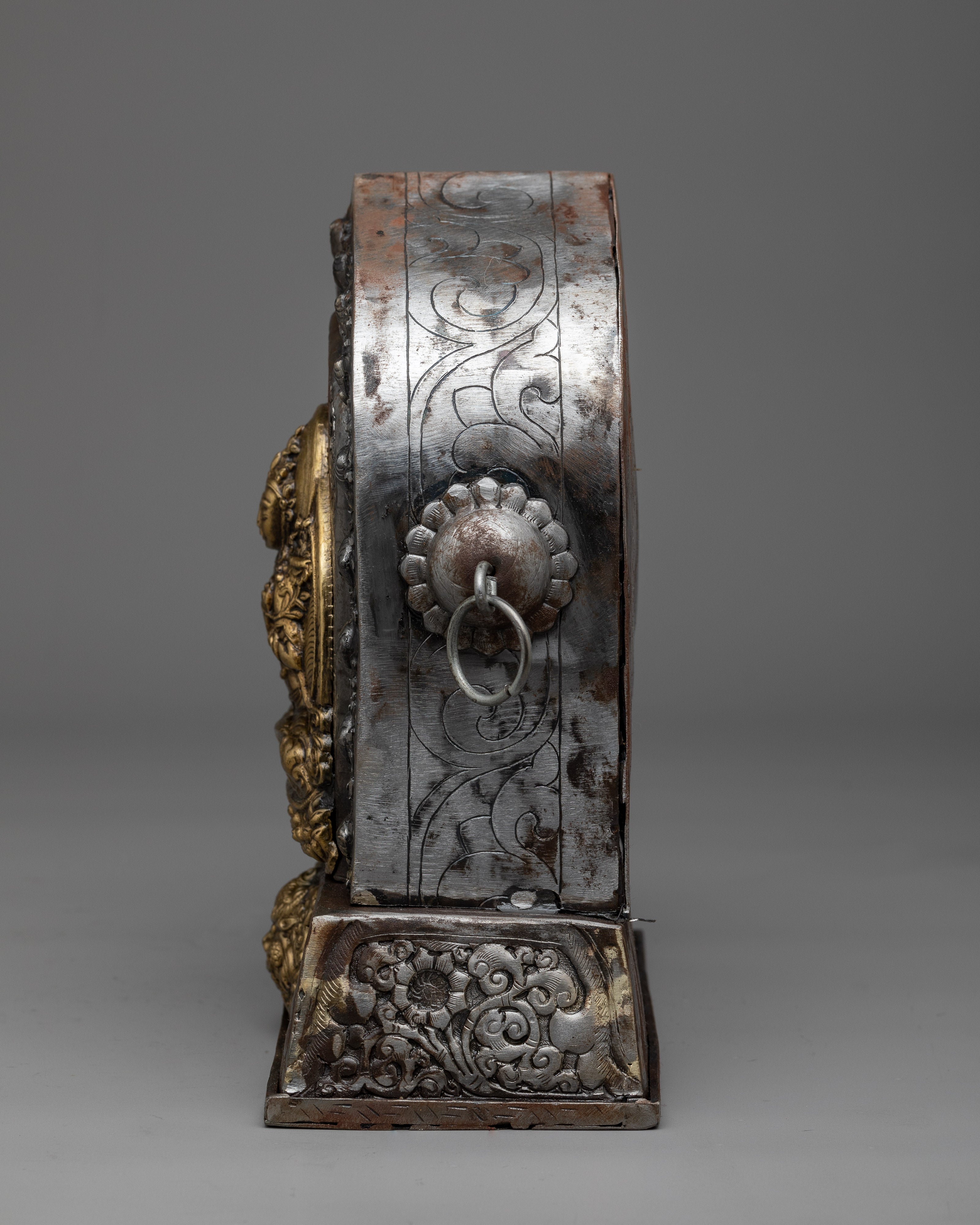 Manjushri Ghau Box | Wisdom and Enlightenment in Iron and Brass