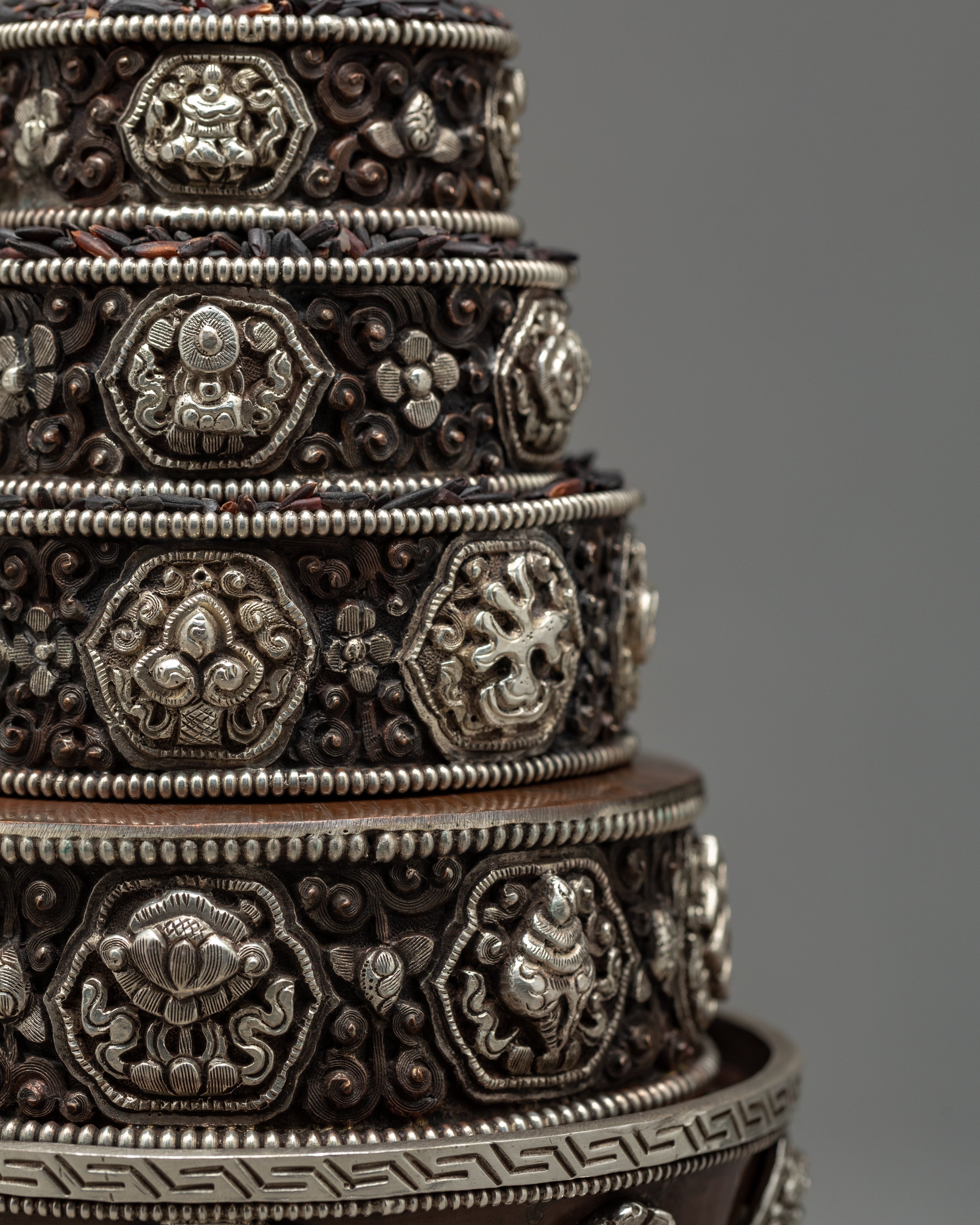 Fine Detailed Mandala Set | Zen Buddhist Objects and Symbols | Ritual Items