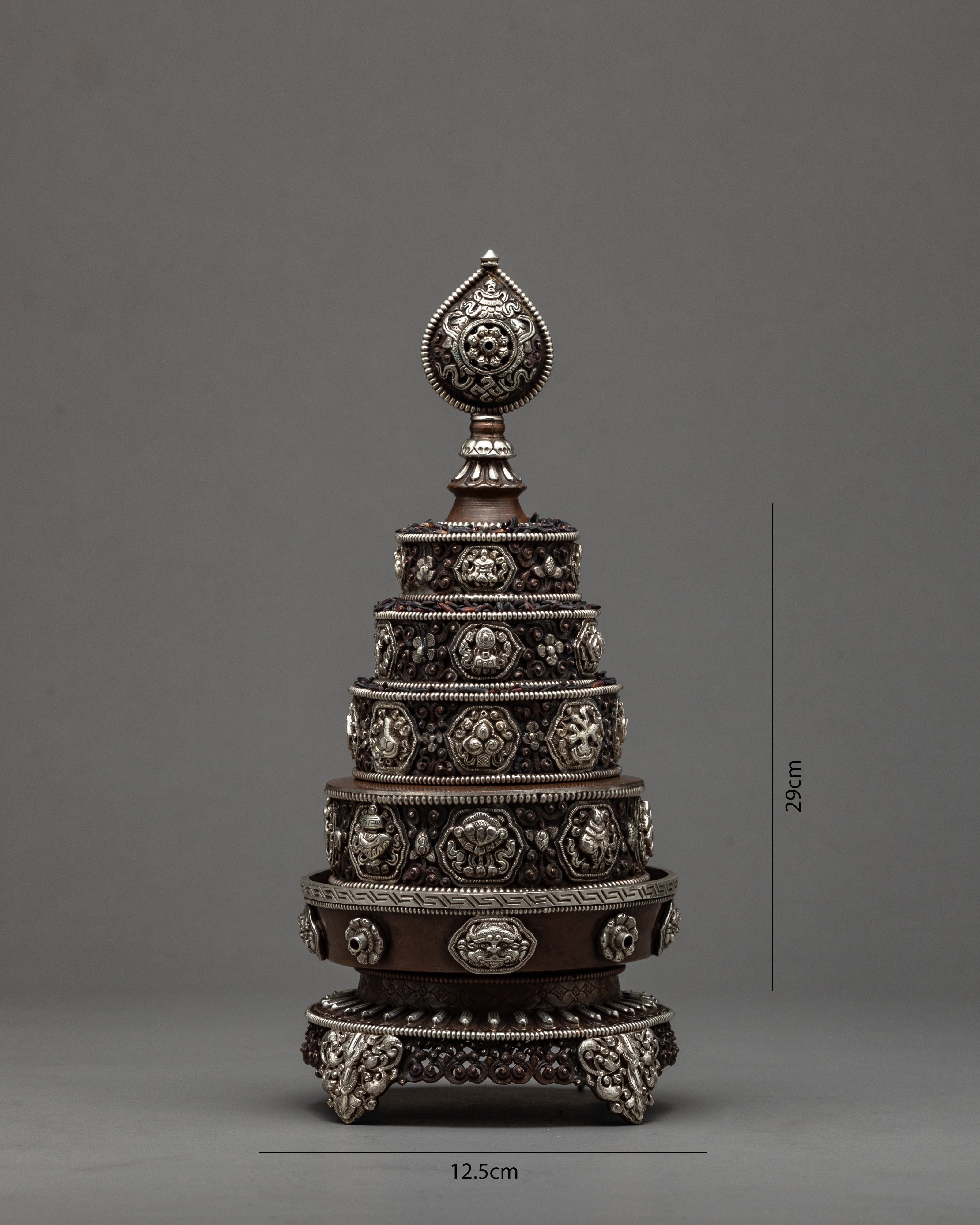 Fine Detailed Mandala Set | Zen Buddhist Objects and Symbols | Ritual Items