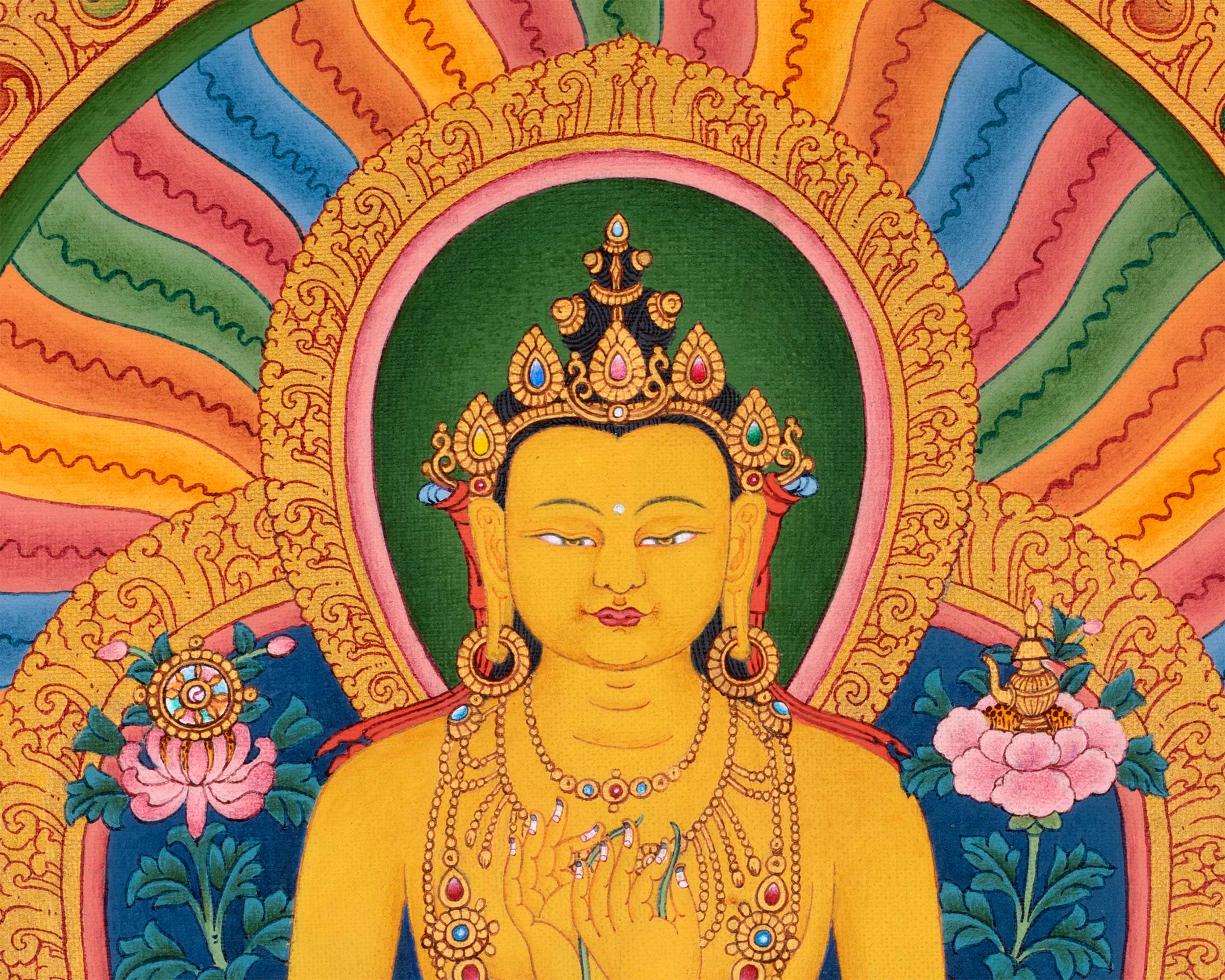 Maitreya Future Buddha Thangka | Tibetan Buddhist Painting | Himalayan Art