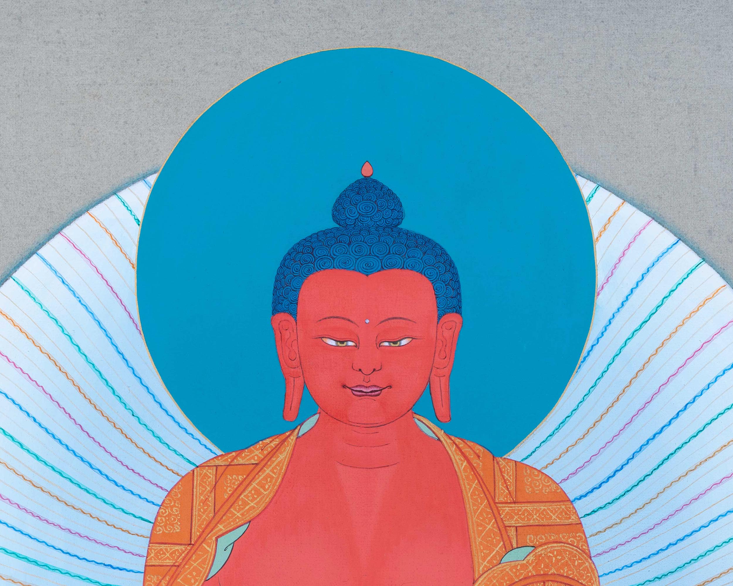 Amitabha Buddha Painting | One Of The Five Cosmic Buddhas | Thangka Art