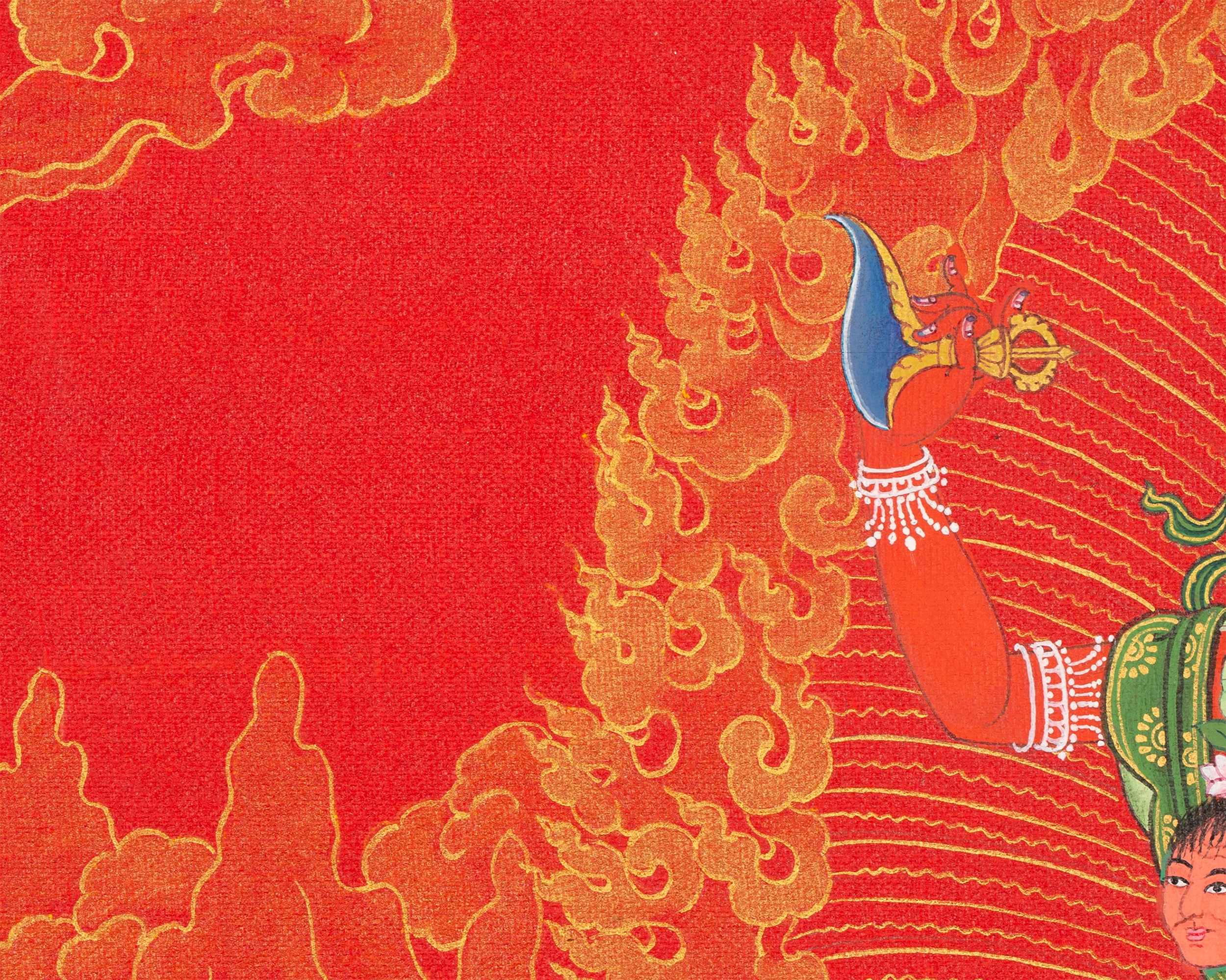 Vajravarahi Thangka | Traditionally Hand Painted Tibetan Painting