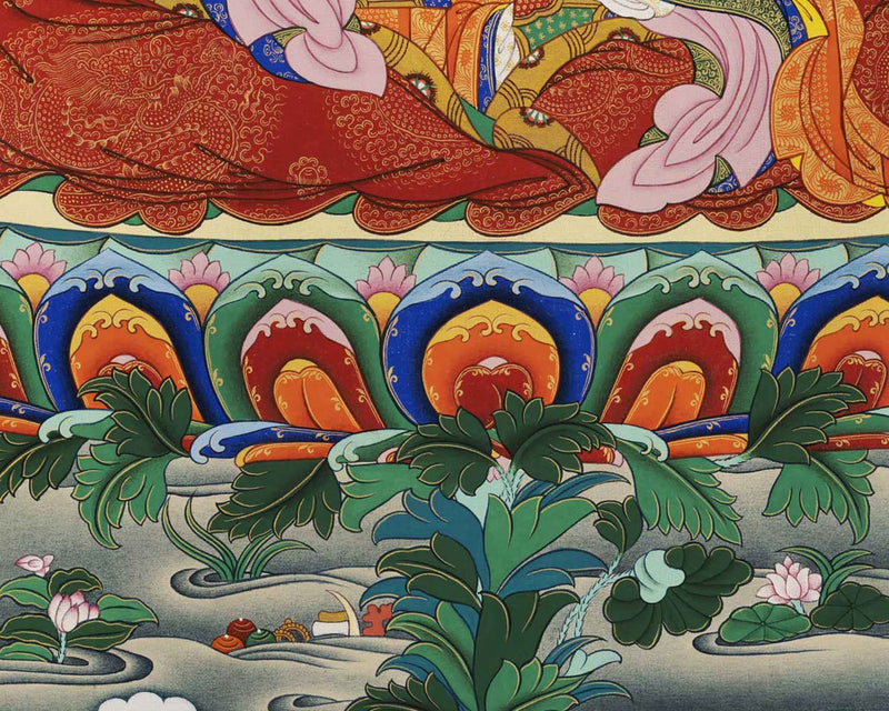 Guru Rinpoche Padmasambhava Canvas Print | High Quality Tibetan Poster