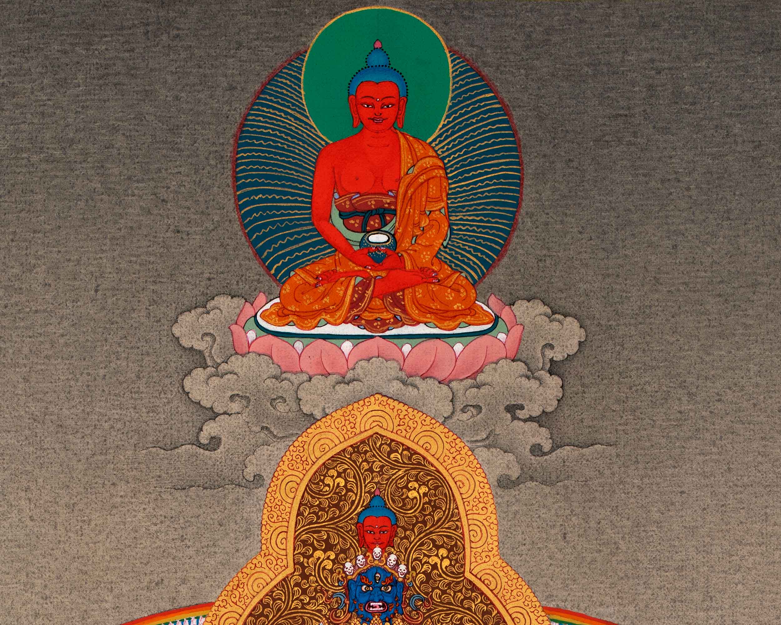 1000 Armed Chenrezig Thangka | Traditional Tibetan Bodhisattva Art