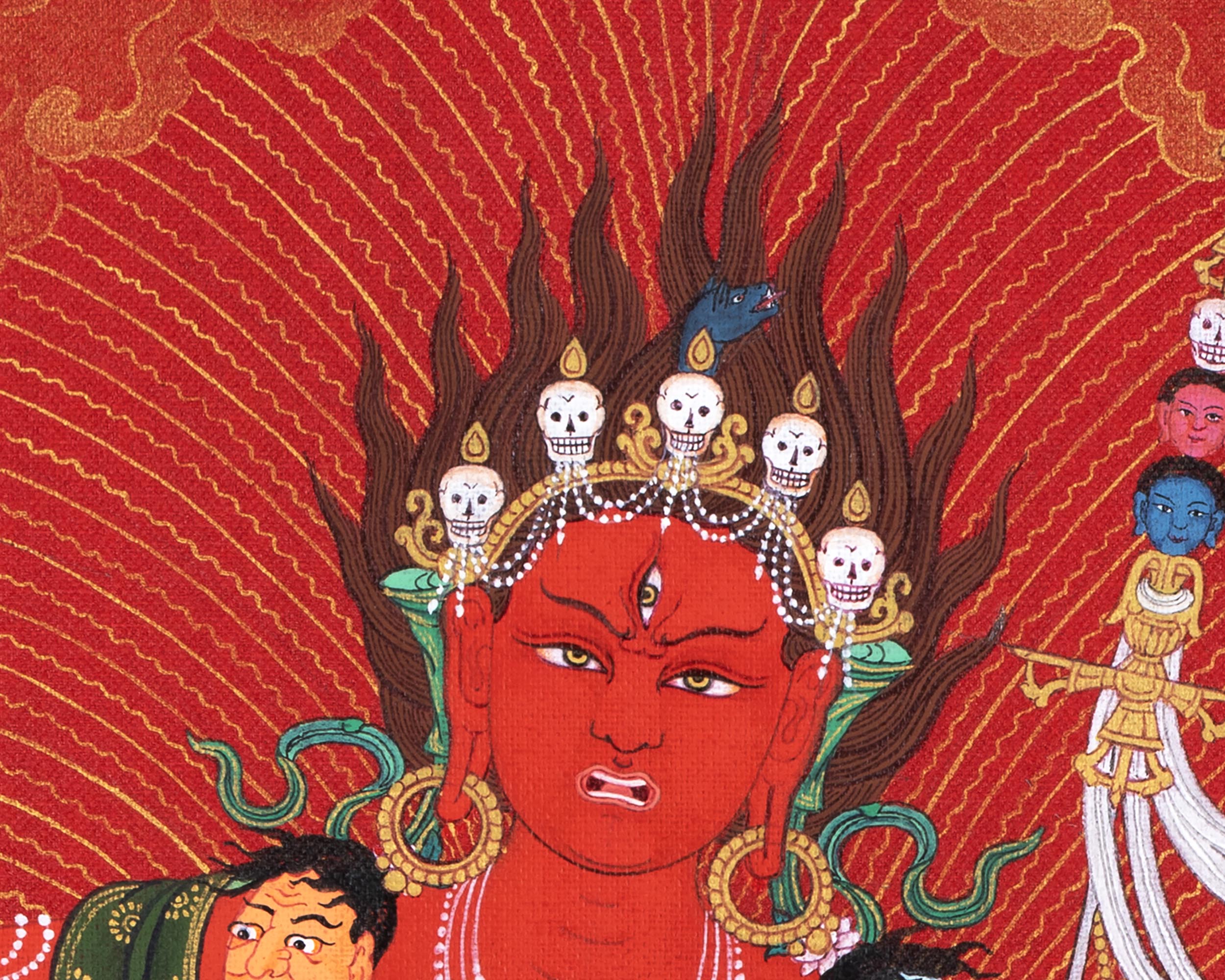 Vajravarahi Thangka | Tibetan Dorje Phagmo Painting