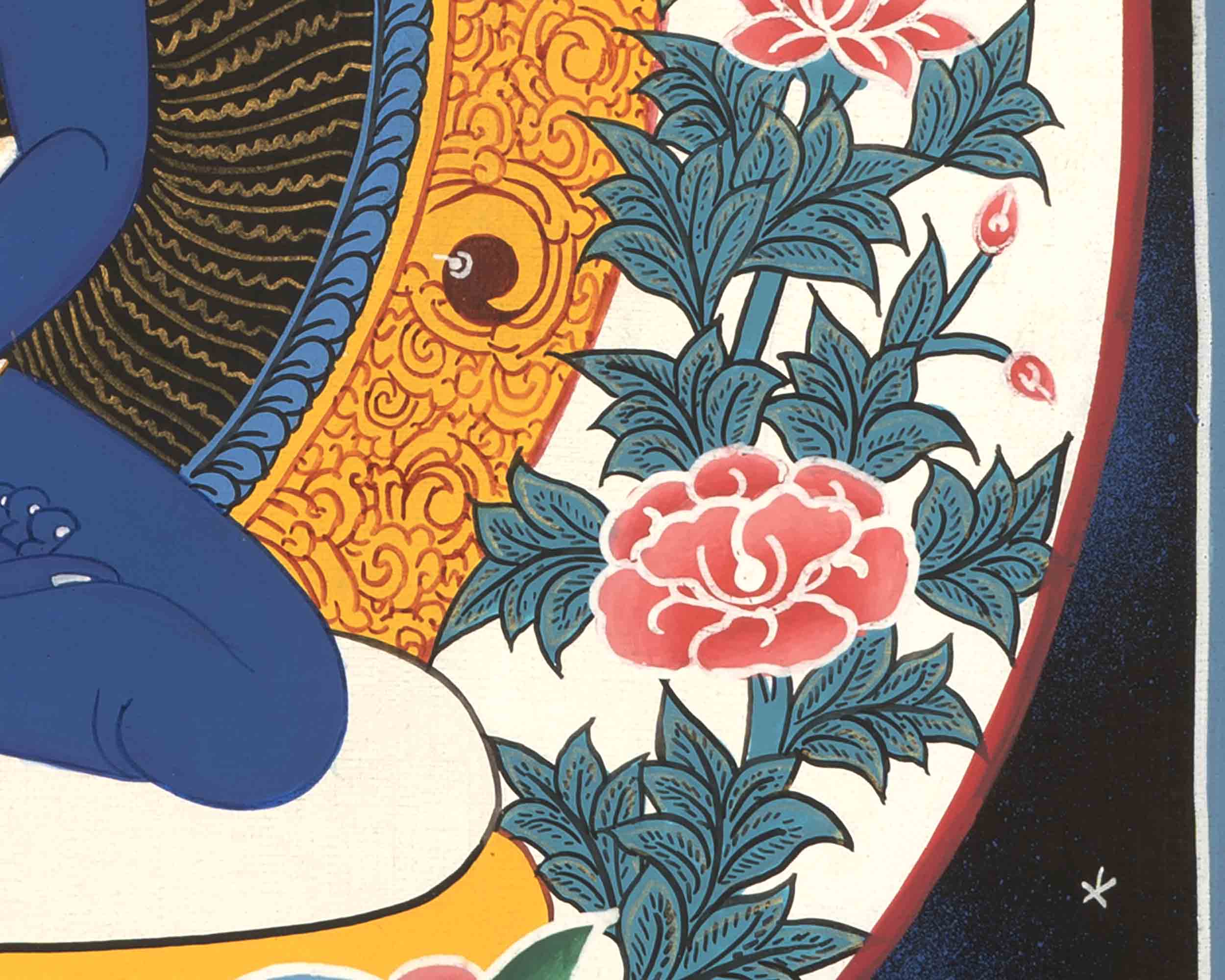 Yab Yum Buddha | Samantabhadra Thangka | Wall Hanging Decoration
