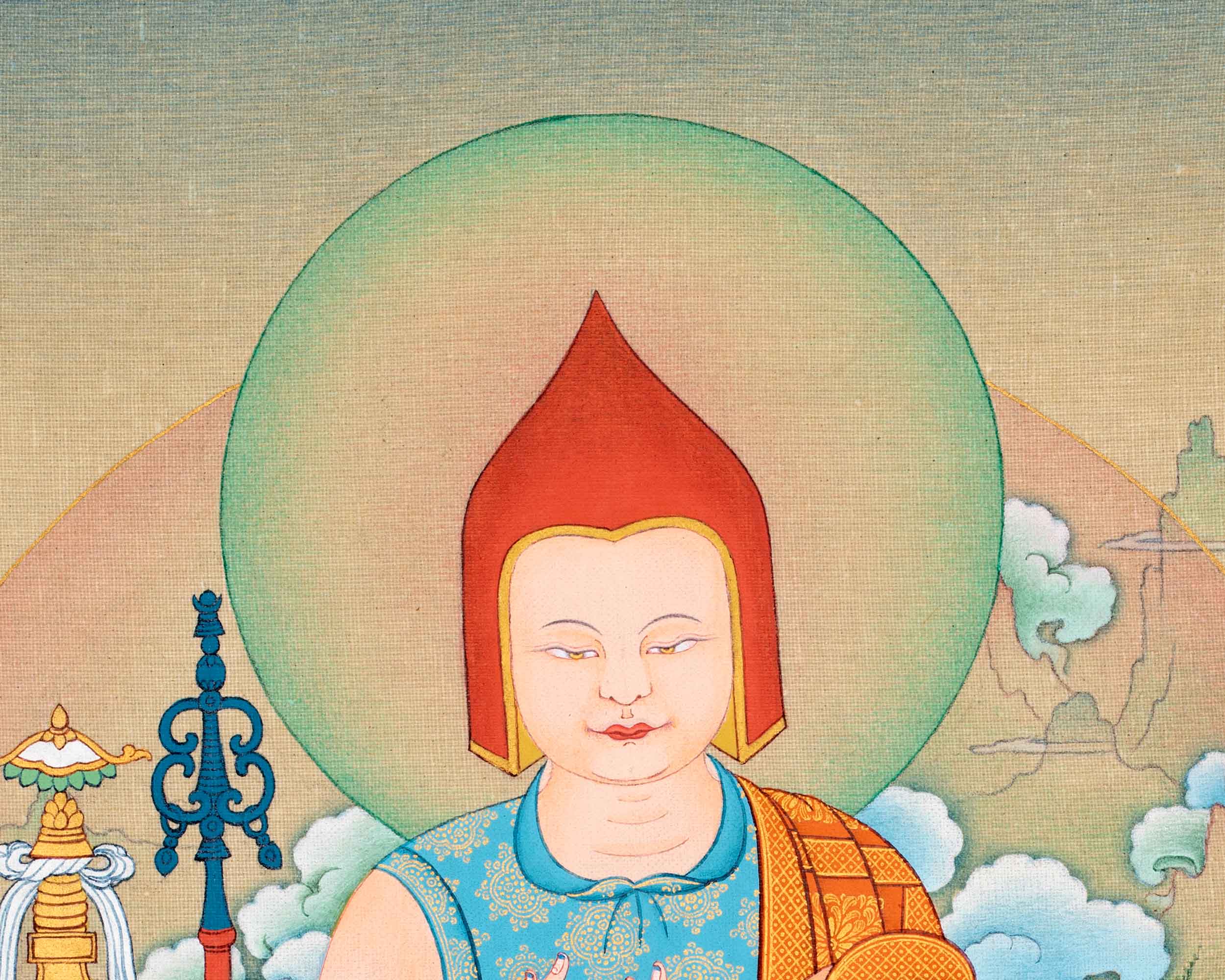 Kadampa Meditation Thangka | Sacred Art for Daily Practice