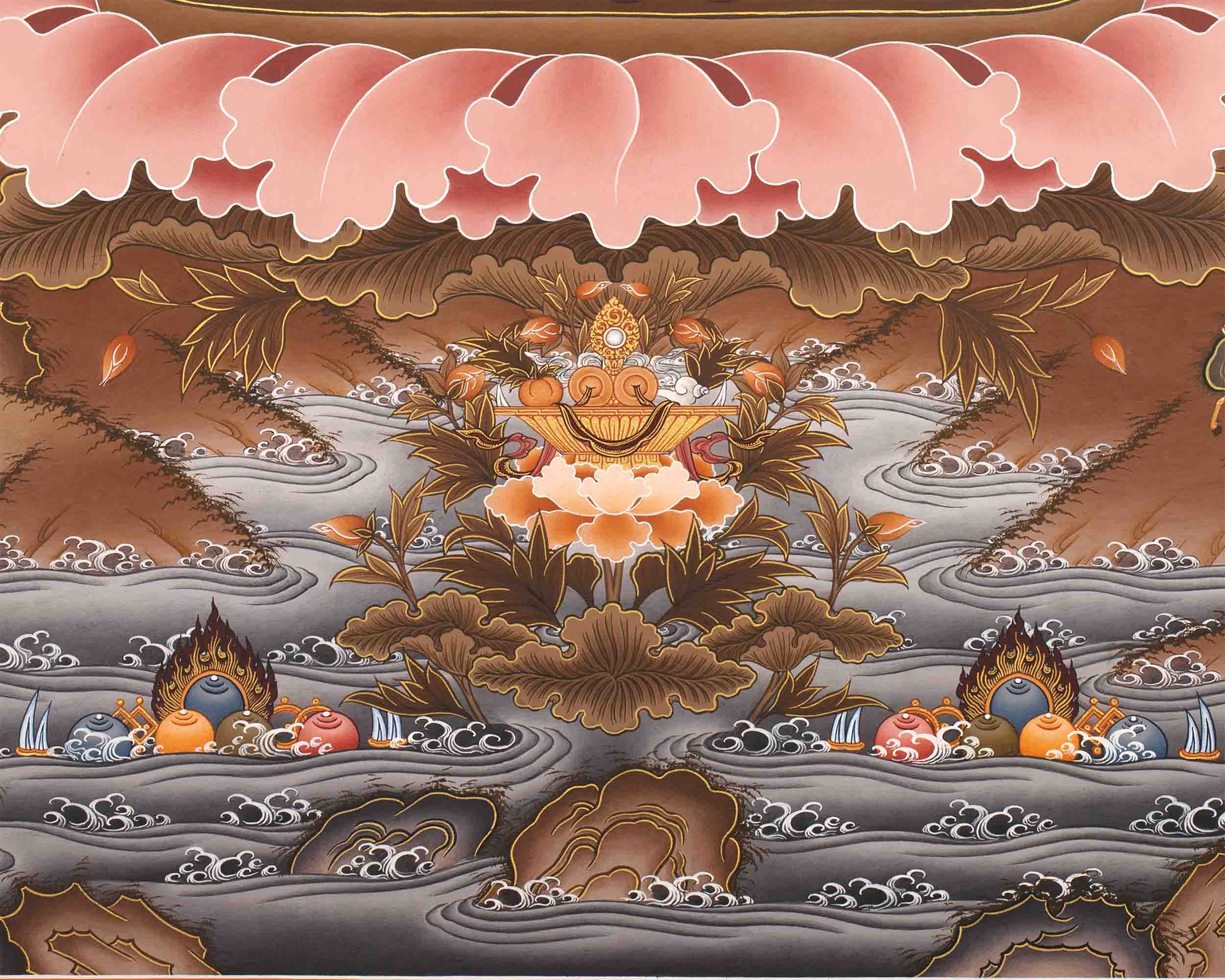 Wisdom Bodhisattva Manjushree | Digital Artwork | Religious Decors