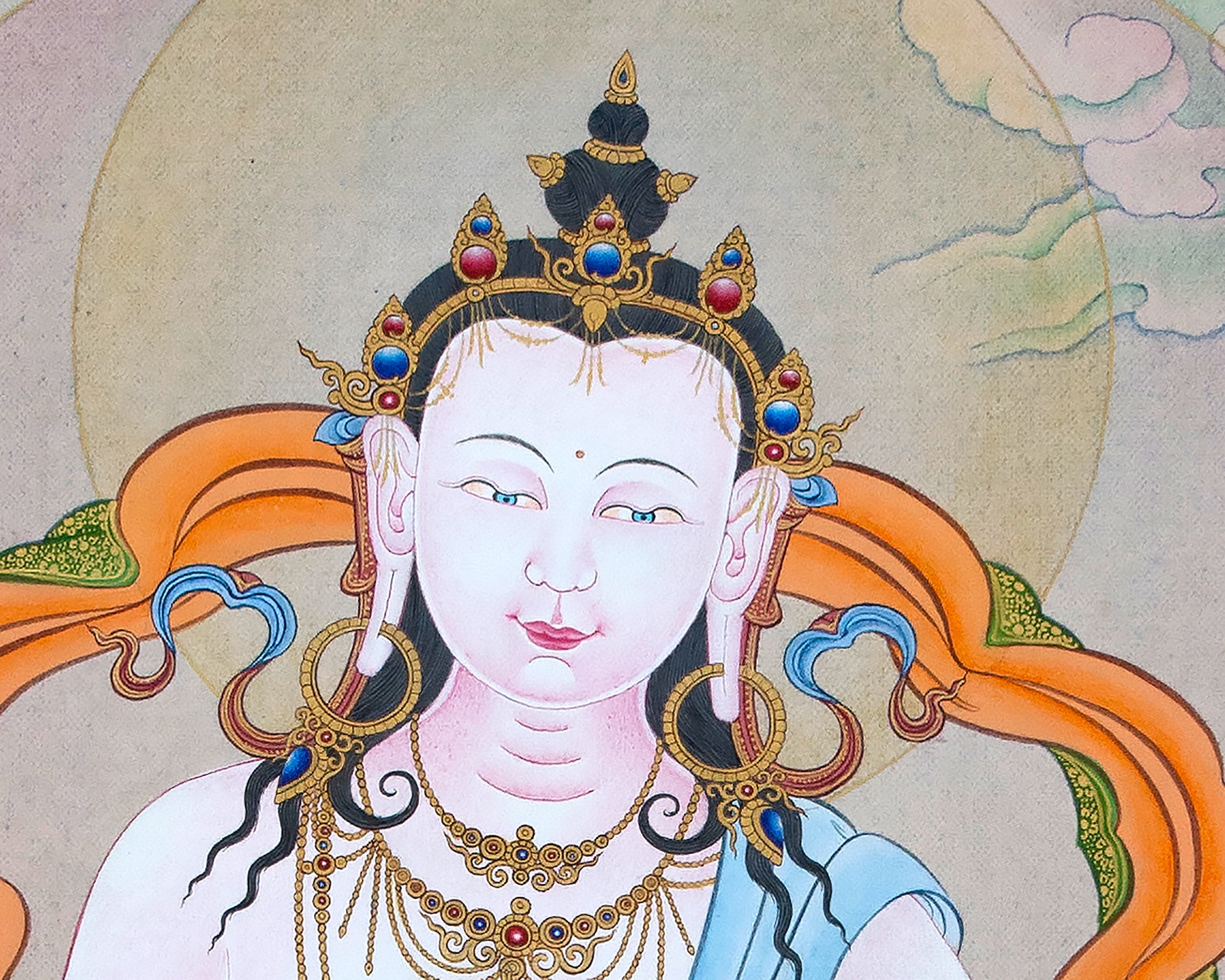 Vajrasattva Thangka| Tibetan Buddhist Art