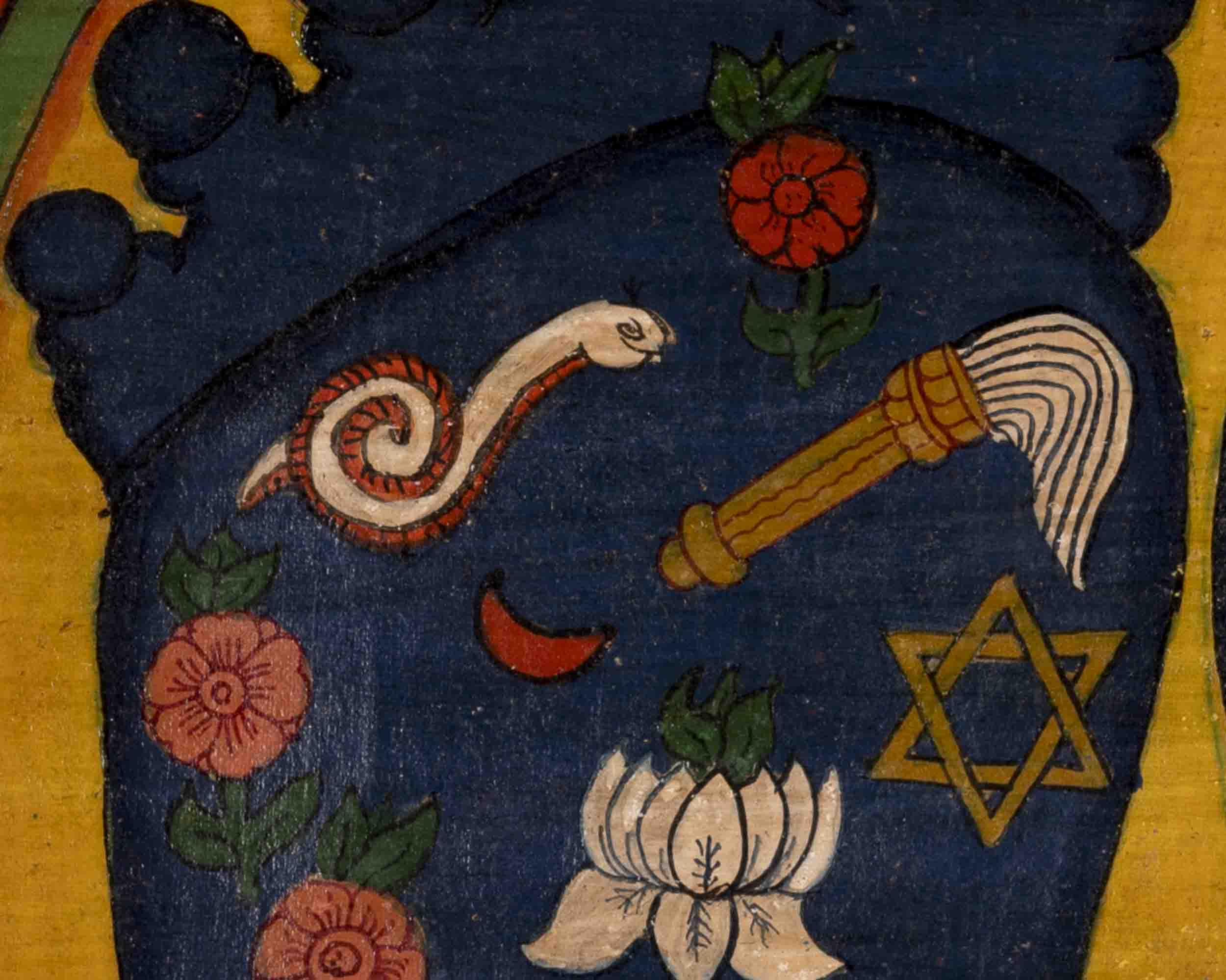 Gautam Buddha's Feet Thangka | Religious Artwork | Wall Decors