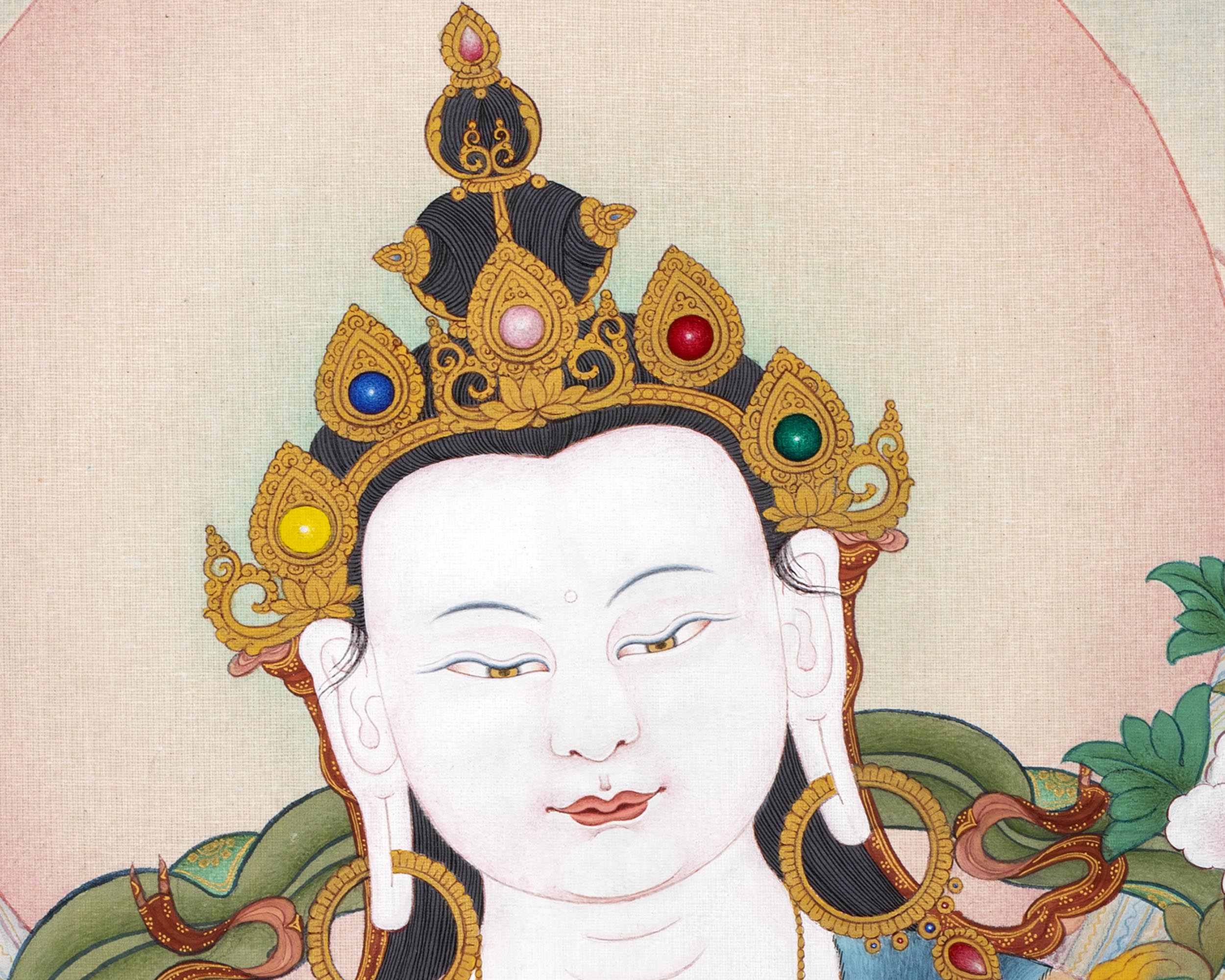 Standing Chenrezig Digital Art Prints | Buddha of Compassion