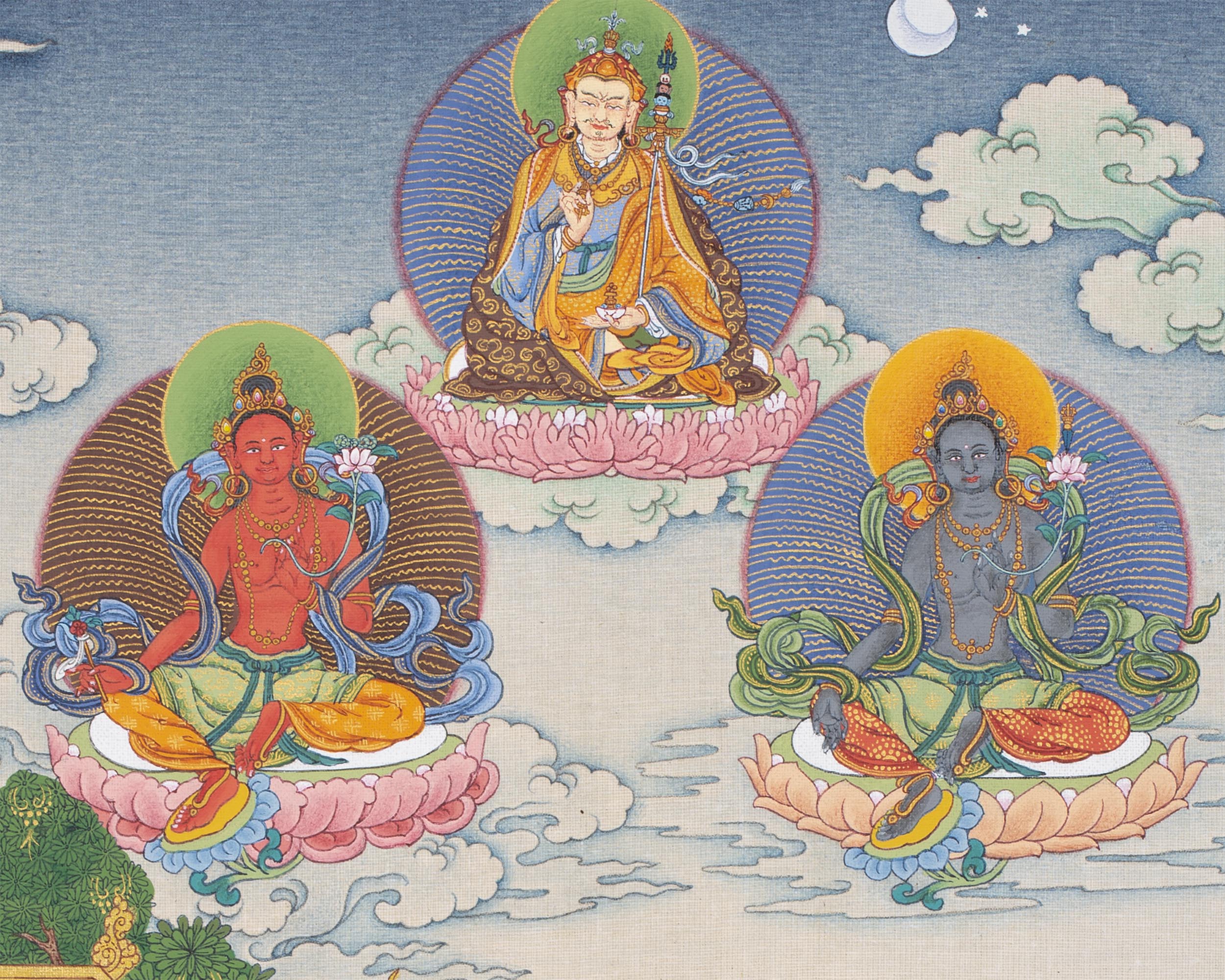 21 Tara Thangka | Dolma Female Buddha | Orgyen Chokgyur Dechen Lingpa Tradition
