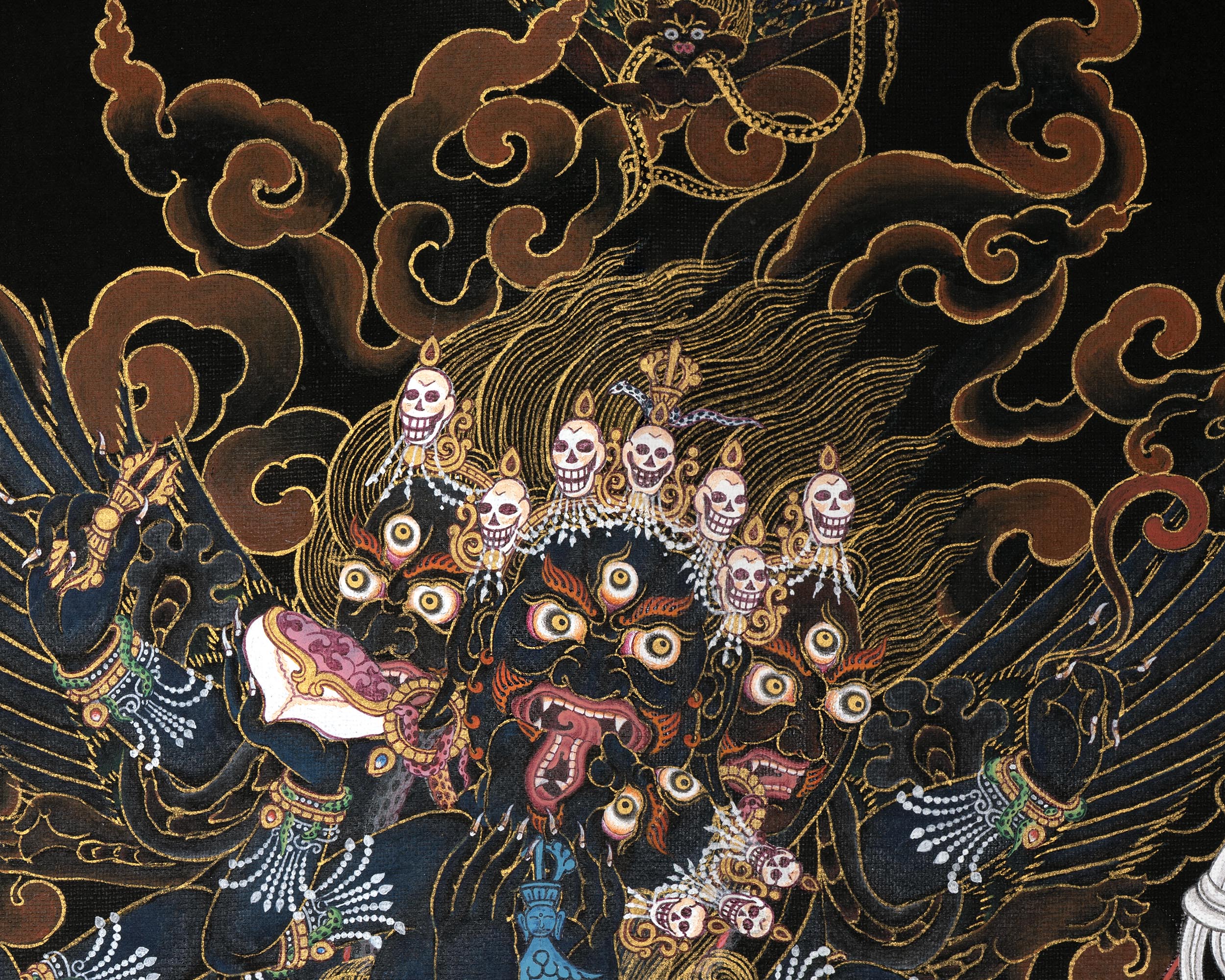 Phurba Vajrakilaya Thangka | Traditional Buddhist Art