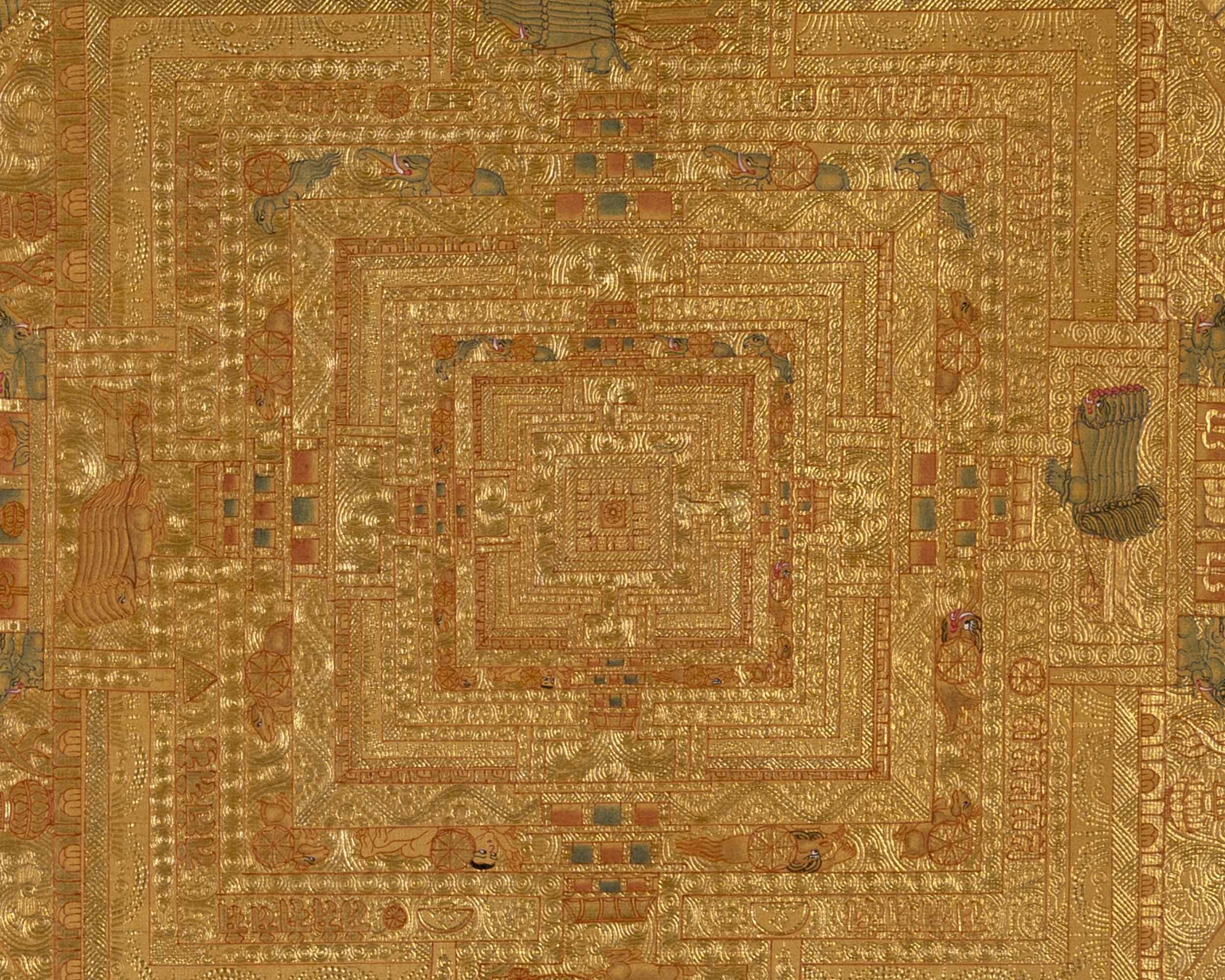 Kalachakra Mandala Thangka Painting | Mandala Design