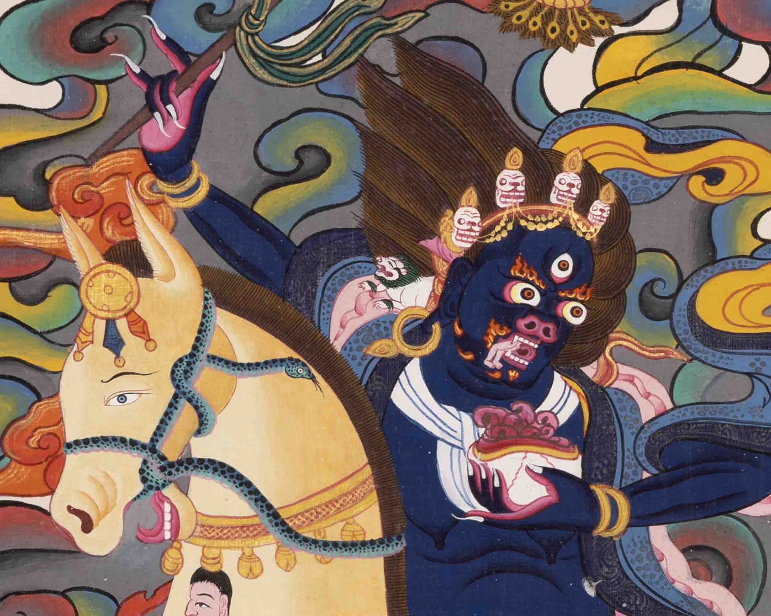 Palden Lhamo | Masterpiece Quality Thangka | Buddhist Art