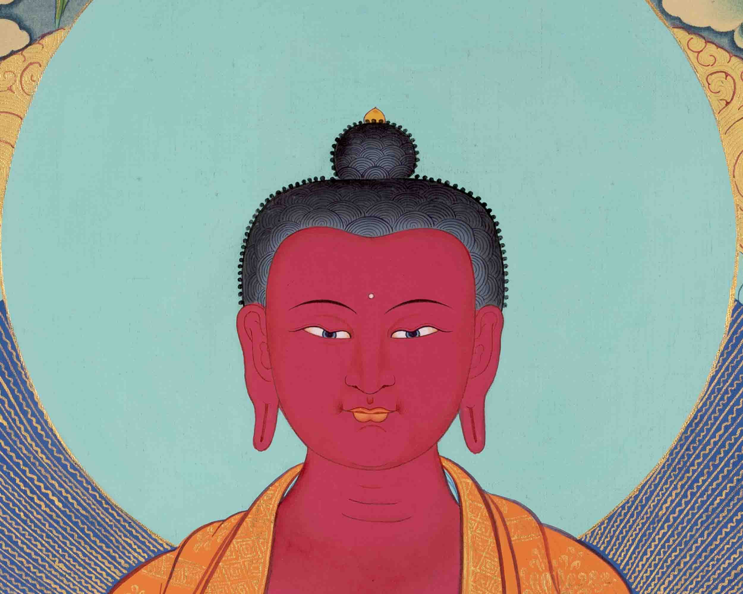 Religious Amitabha Buddha Thangka | Buddhist Art