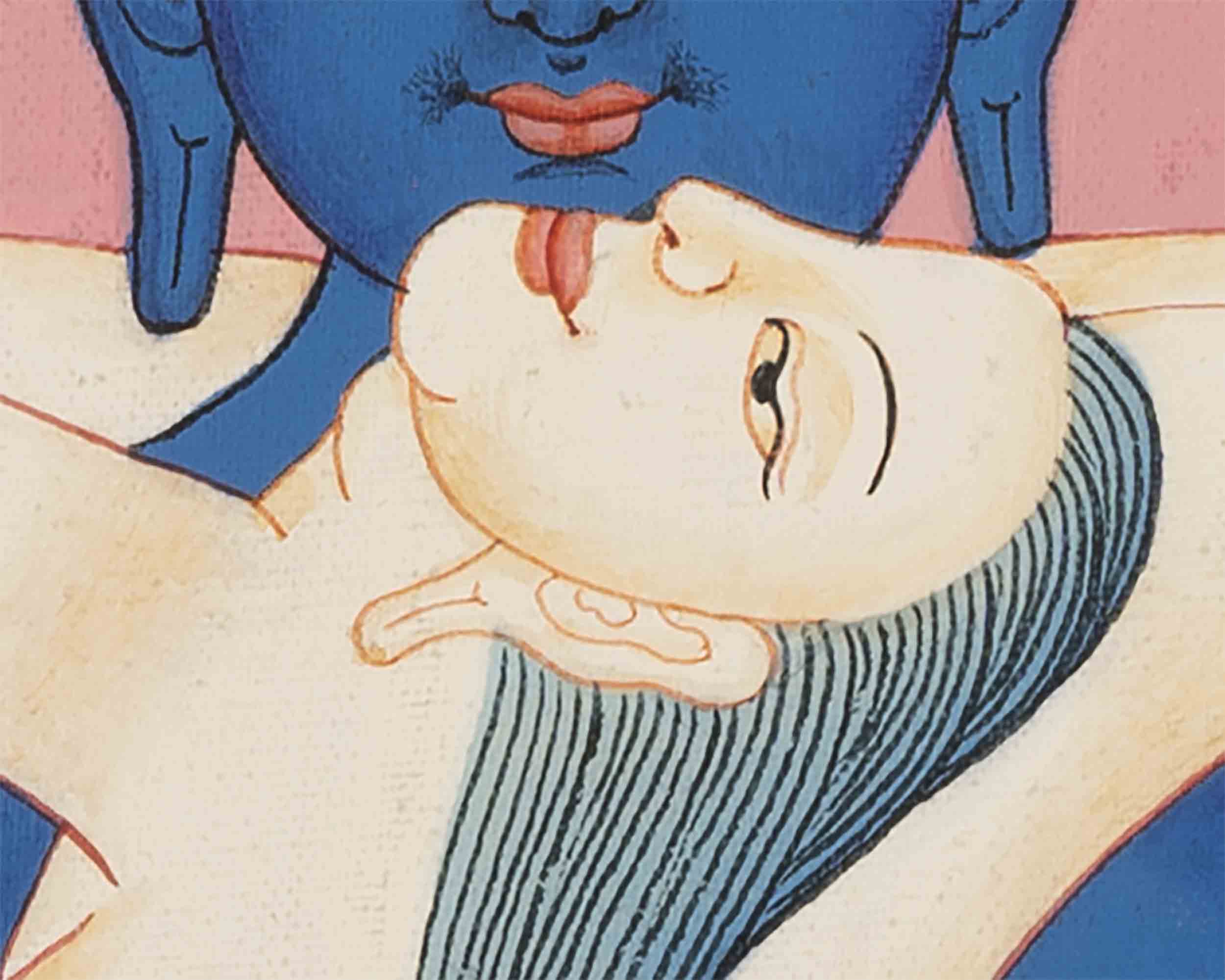 Yab Yum Buddha Shakti Thangka | Original Hand PaintedThangka