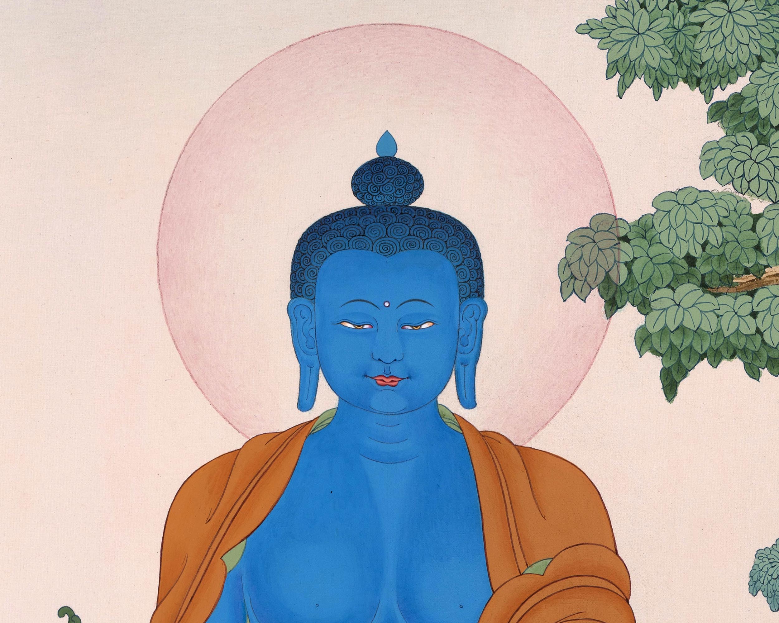 Medicine Buddha Thangka | Tibetan Buddhist Art