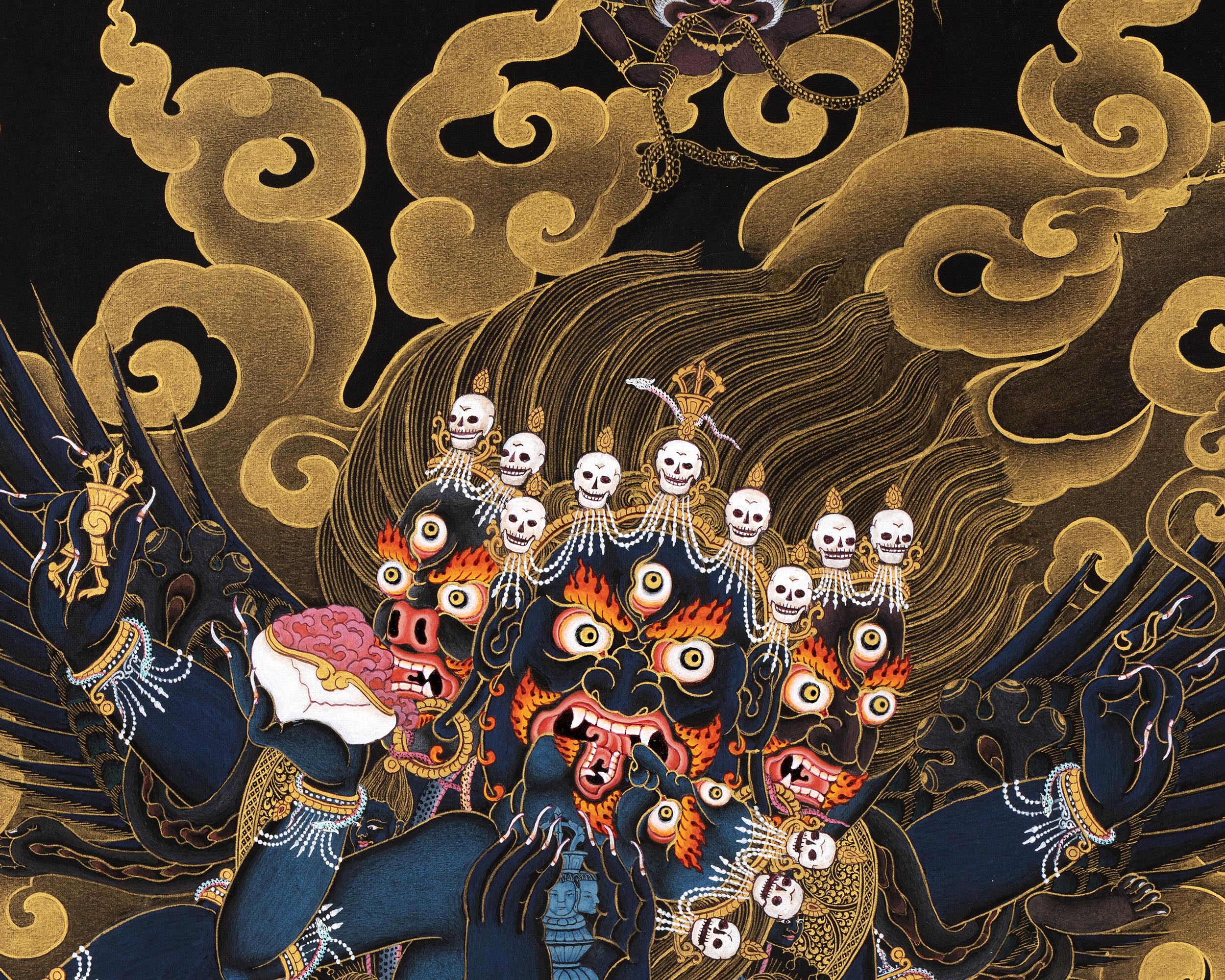 Vajrakilaya Thangka | Tibetan Yidam Art