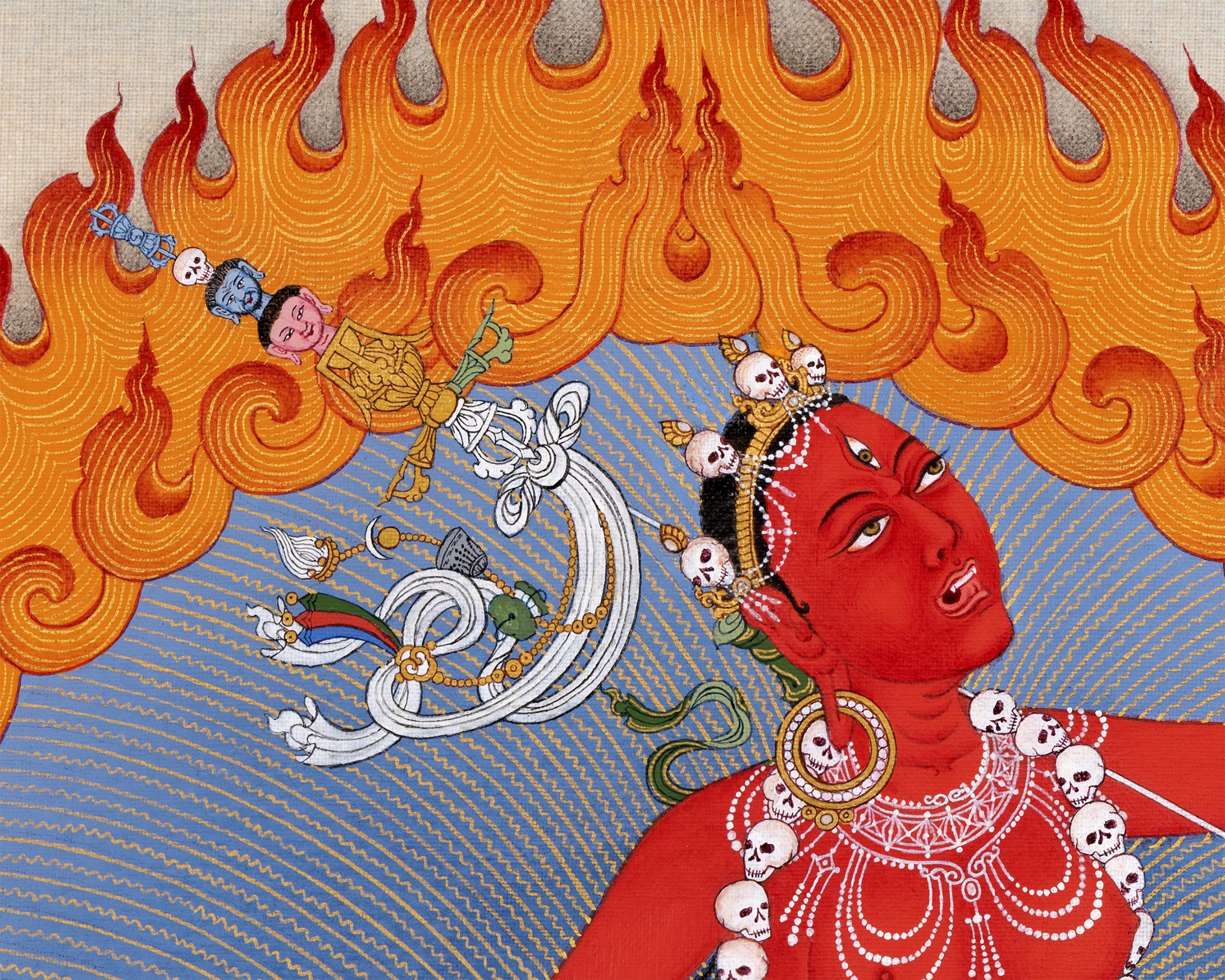 Vajrayogini Thangka | Wrathful Dakini | Female Yidam