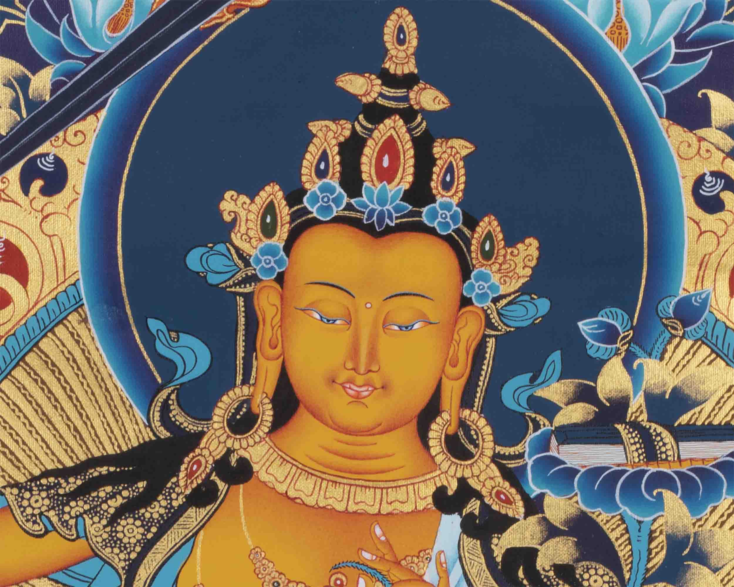 Manjushri Bodhisattva Print | Shrine Altar