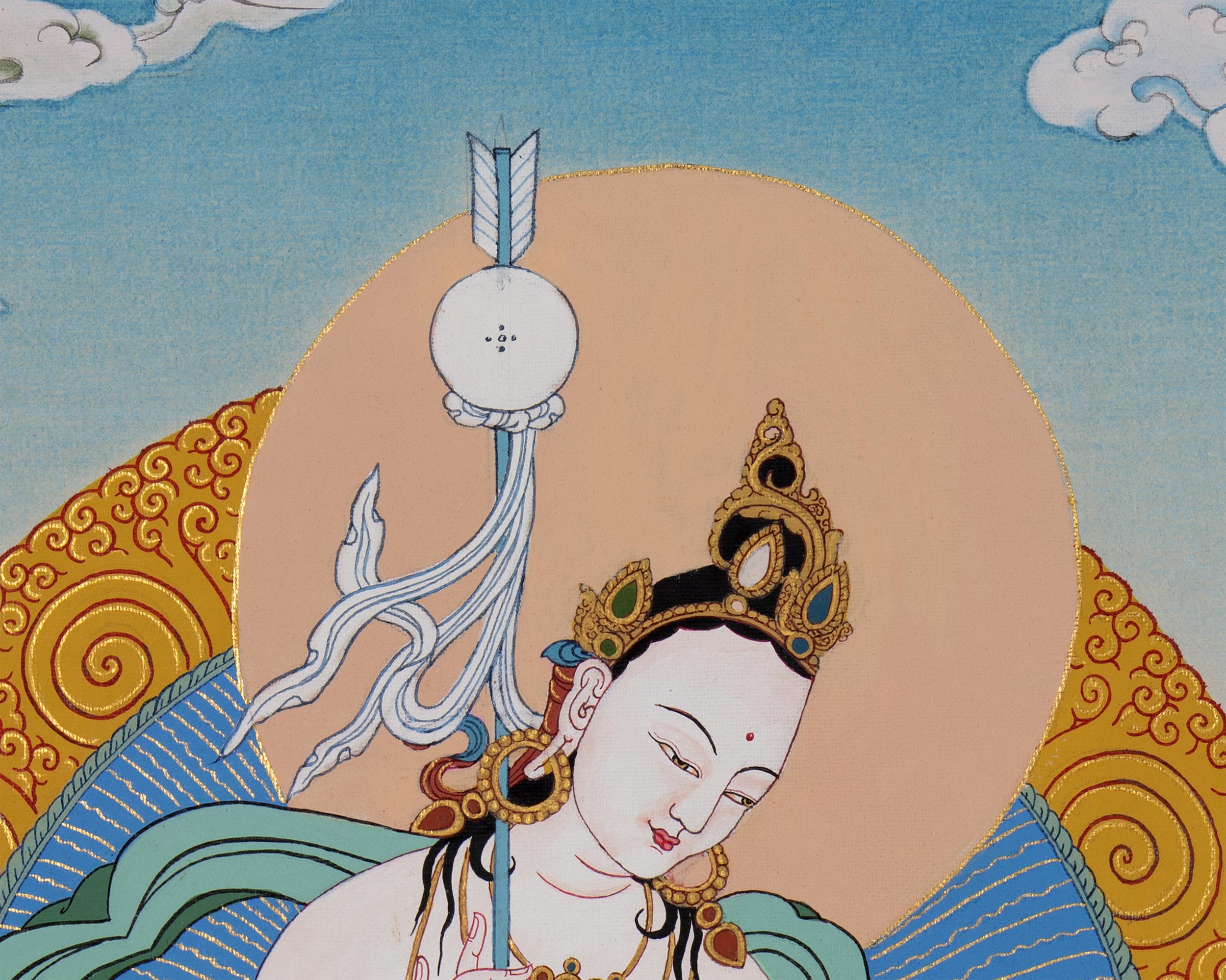 Dakini Mandarva | Guru Padmasambhava Consort | Thangka Art