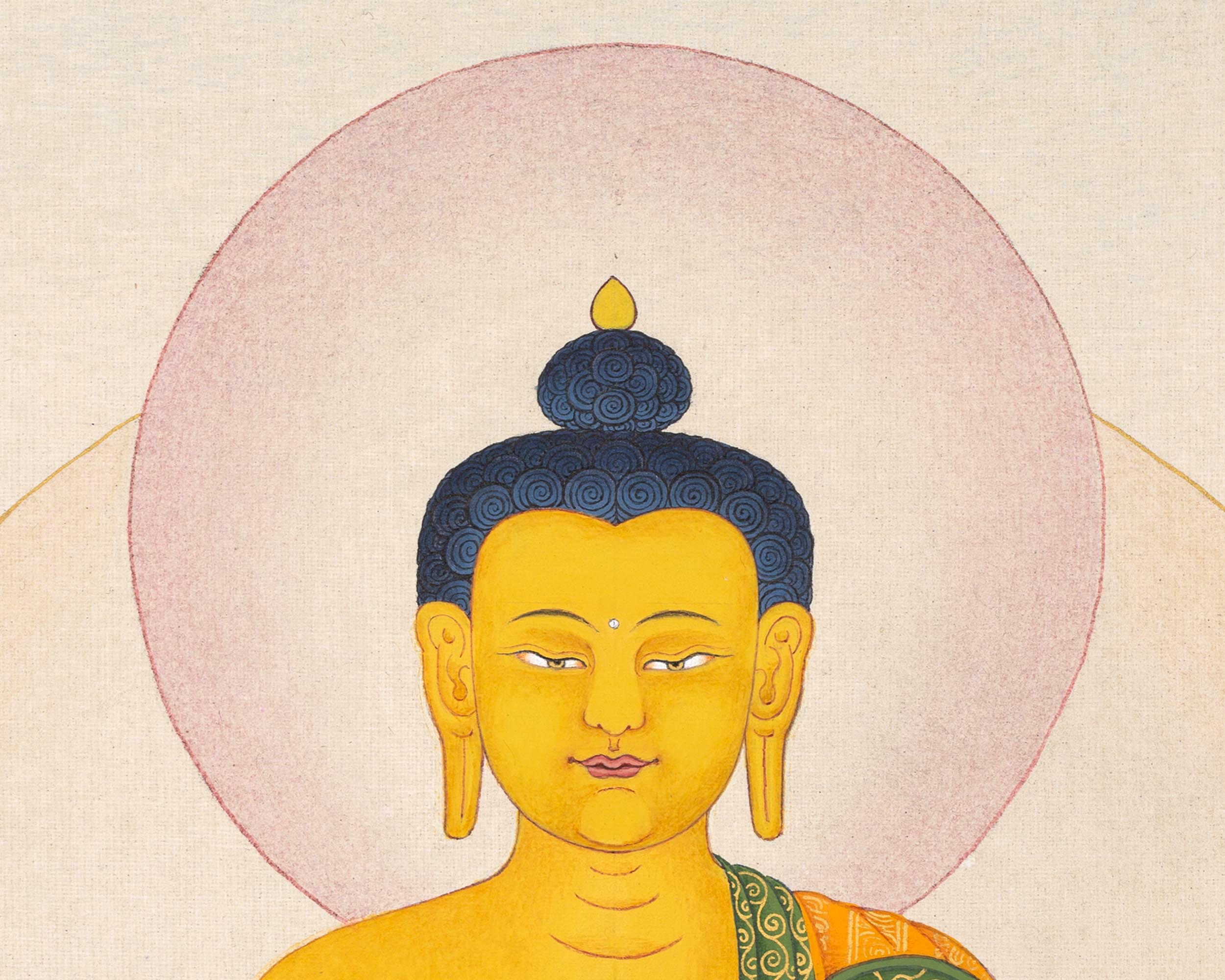 Shakyamuni Thangka | Tibetan Buddhist Art