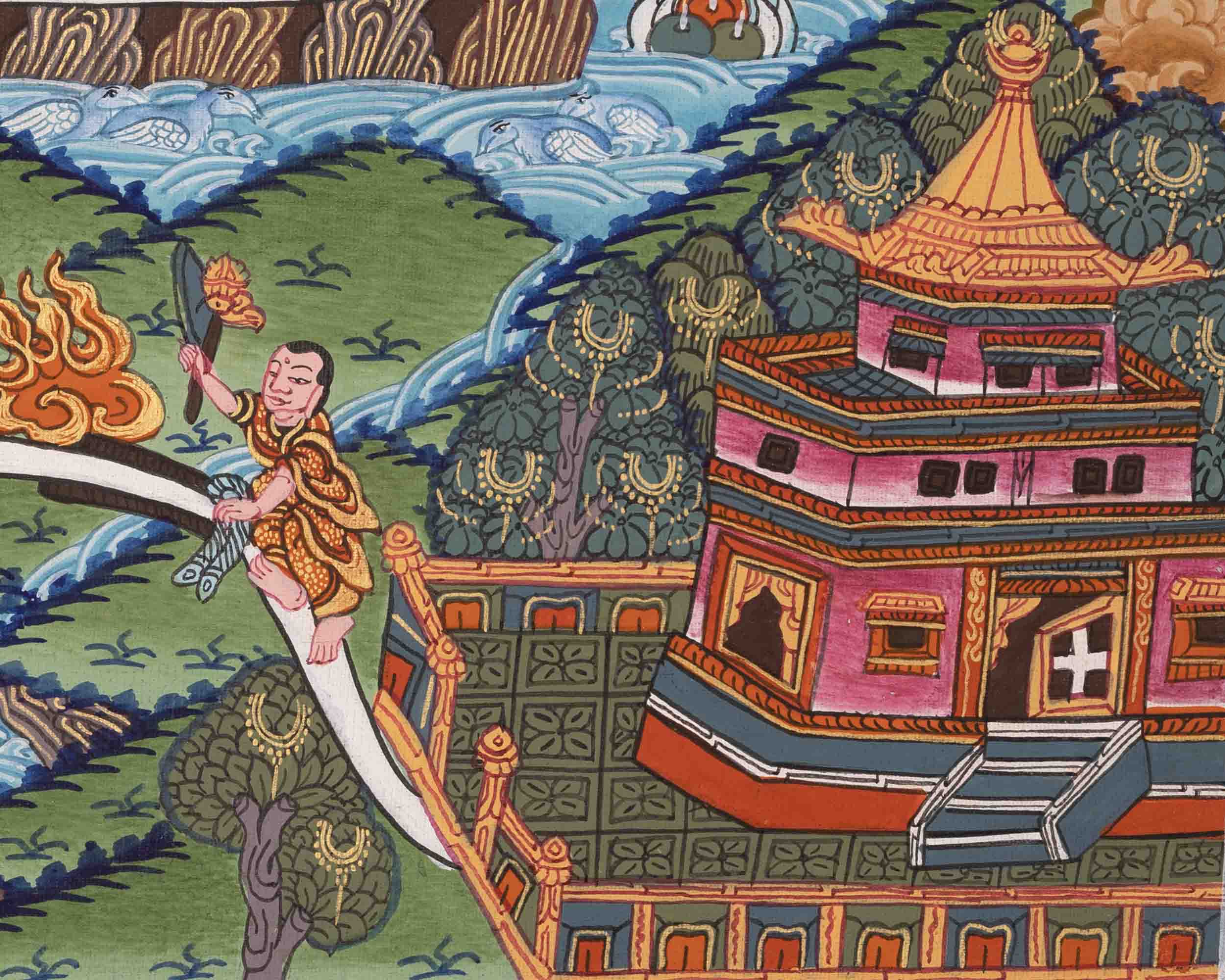 Samatha Meditation Art | Wall Hanging Decoration