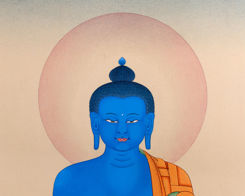 Medicine Buddha Thangka Print | Thangka Canvas Print