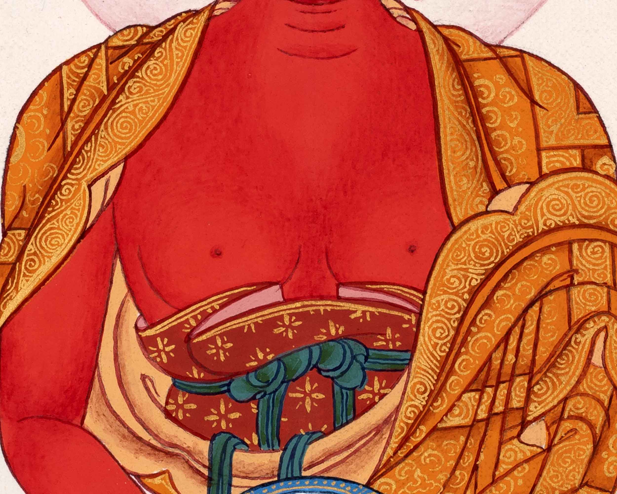 Amitabha Buddha Images Thangka Painting | Hand Painted Art for Meditation