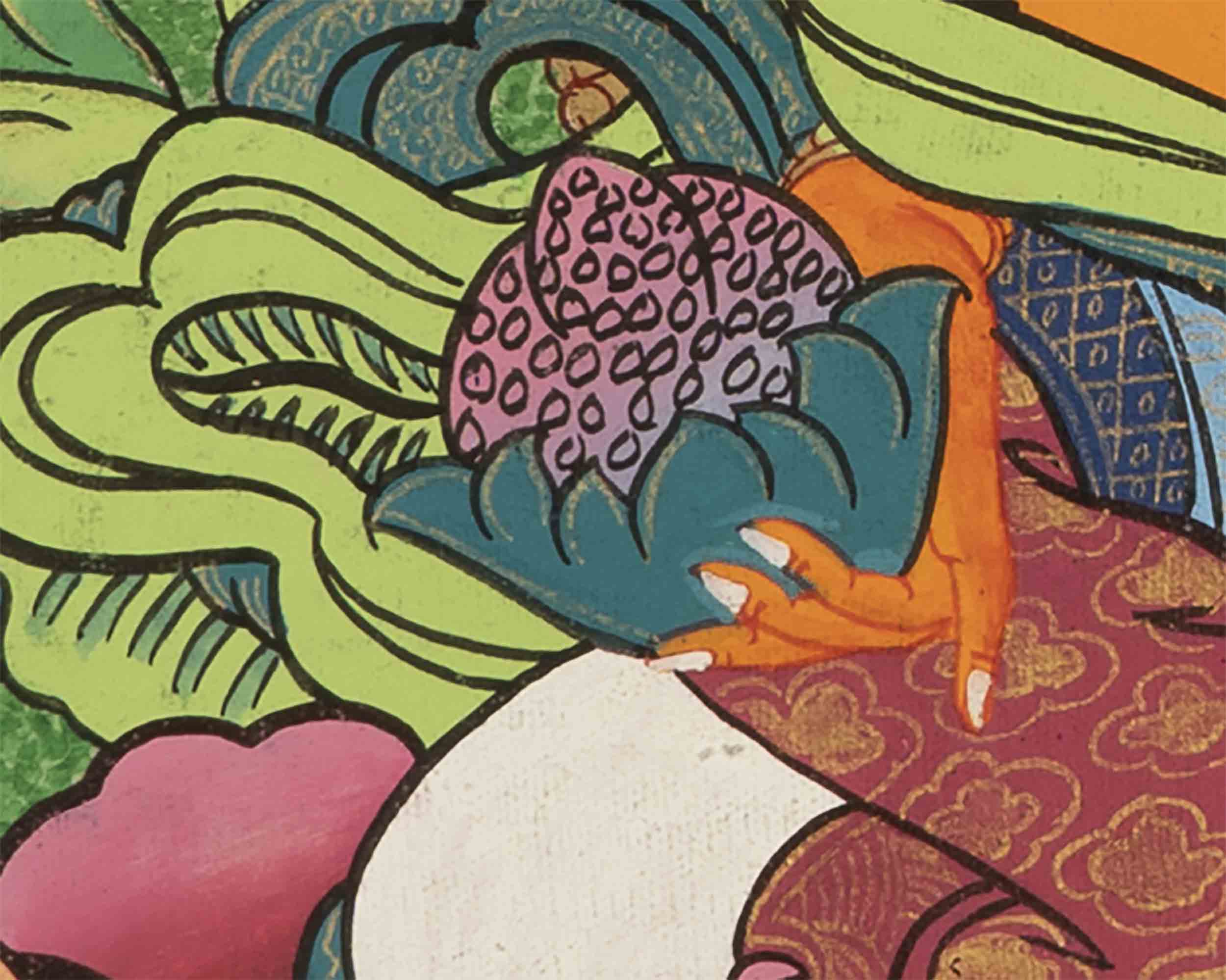 Jambala Kubera Thangka | Buddhist Wall Decors