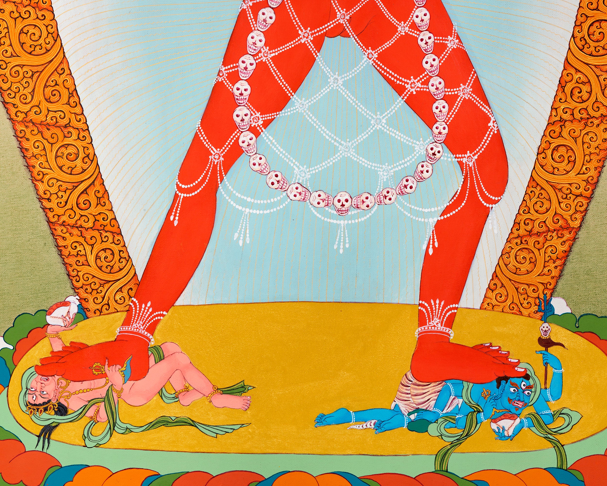 Vajrayogini Thangka | Tibetan karma Gadri Painting
