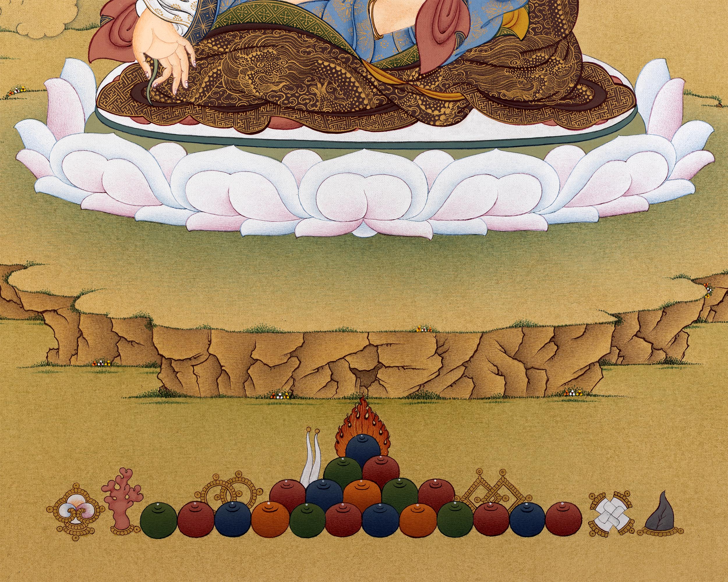 Yuthok Thangka | Tibetan Buddhist Master Painting