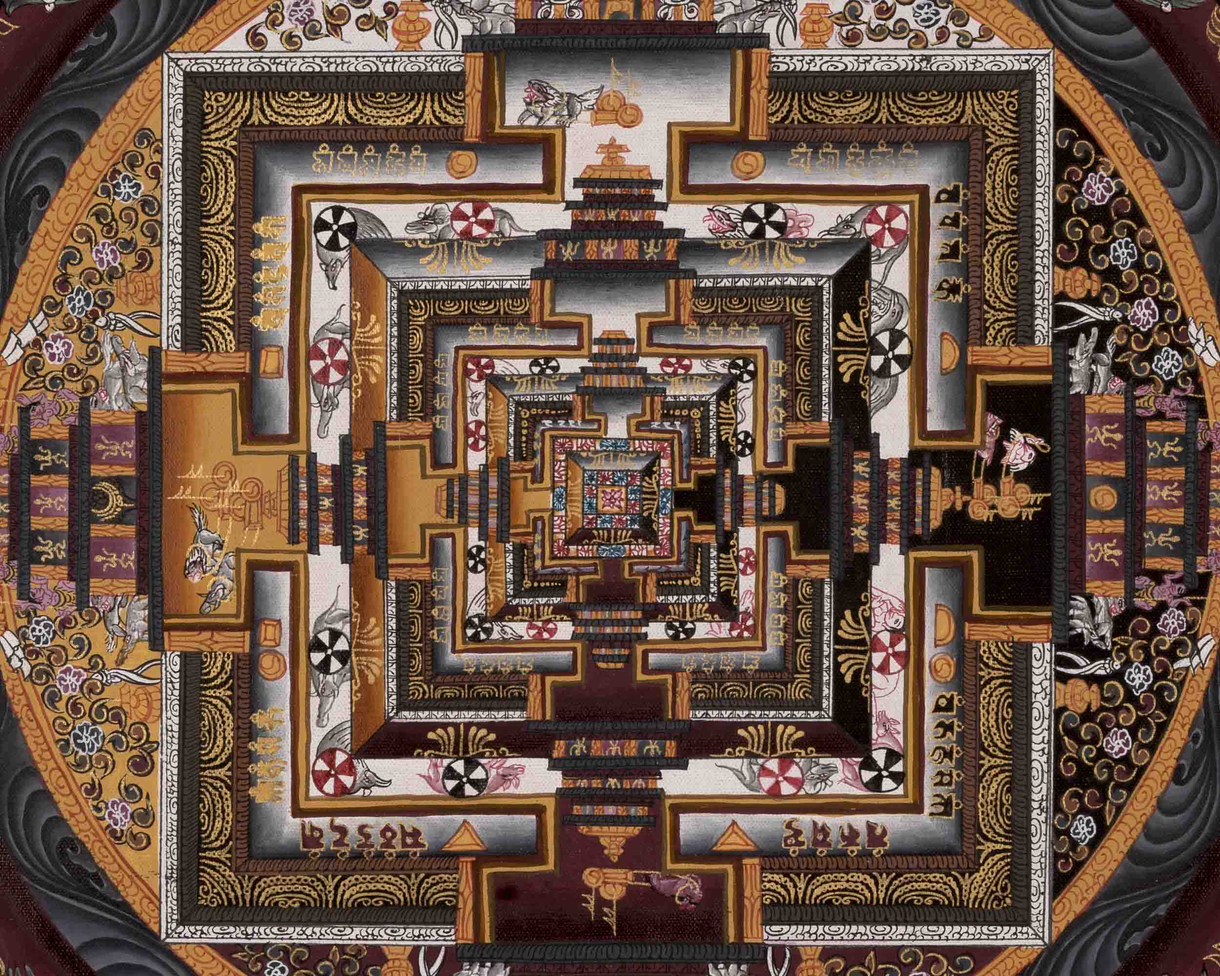 Mandala Thangka | Traditional Tibetan Art | Wall Decors