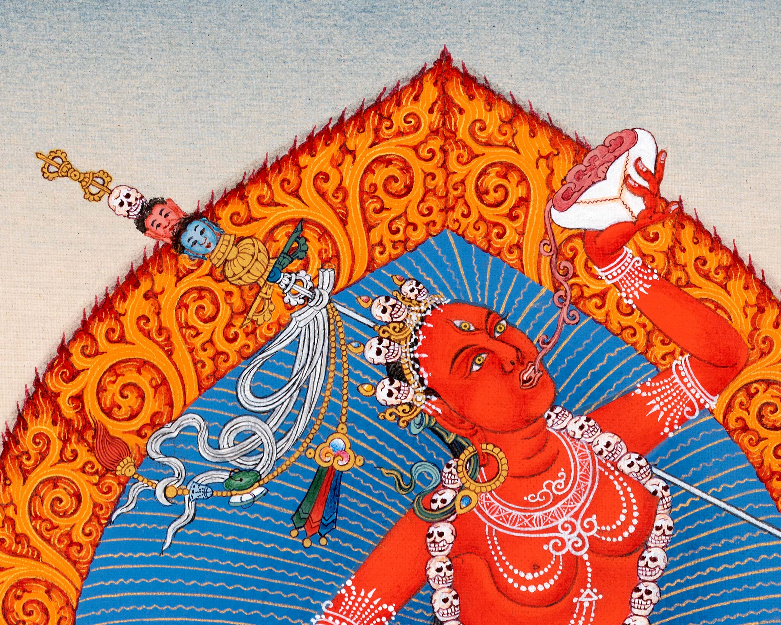 Vajrayogini Thangka | Handmade Buddhist Dakini Thangka