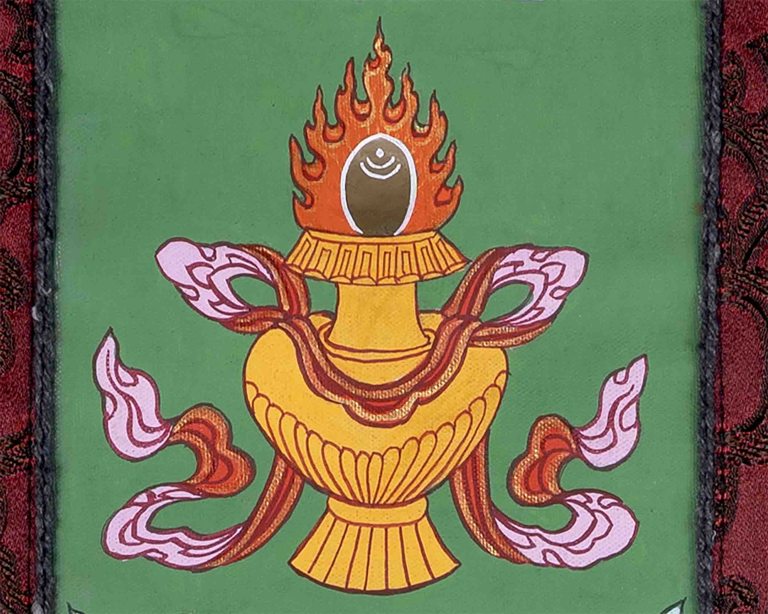 Kalachakra Mantra Thangka | Mindfulness Meditation Object