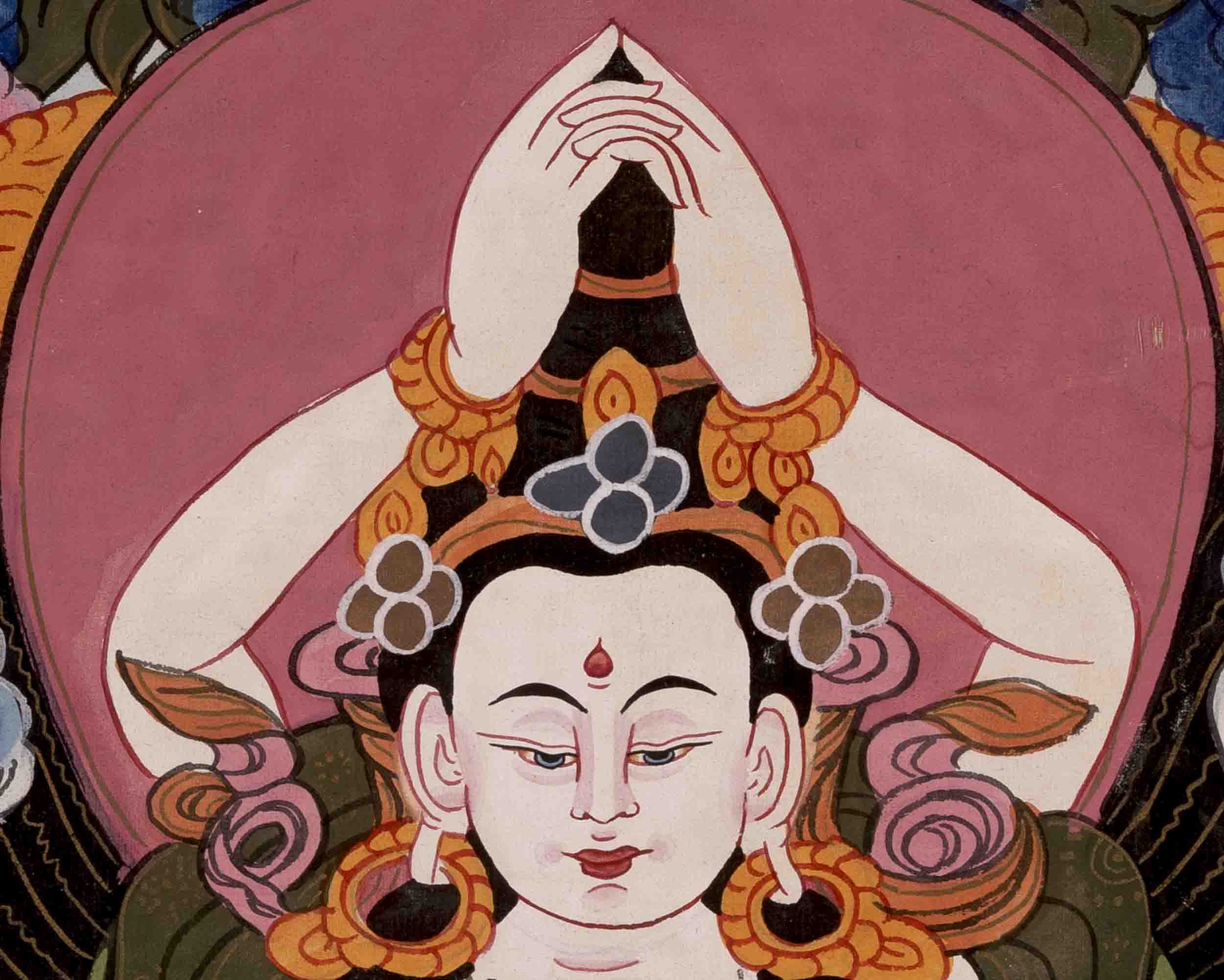 Namsangiti Thangka | Manjushree | Meditation Canvas Art