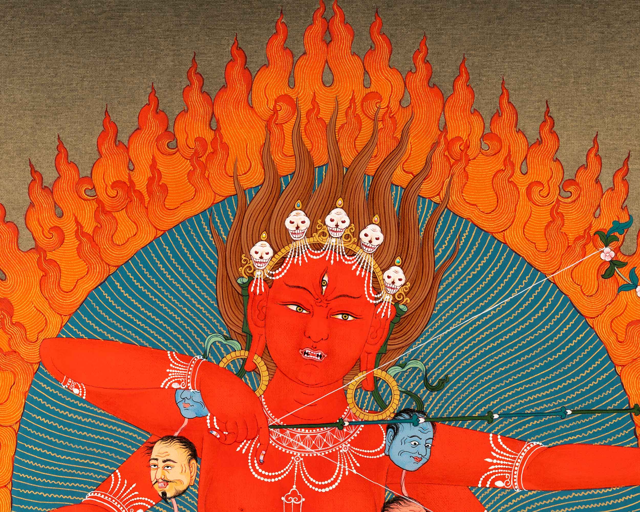 Kurukulla Thangka | Traditionally Hand Painted Art