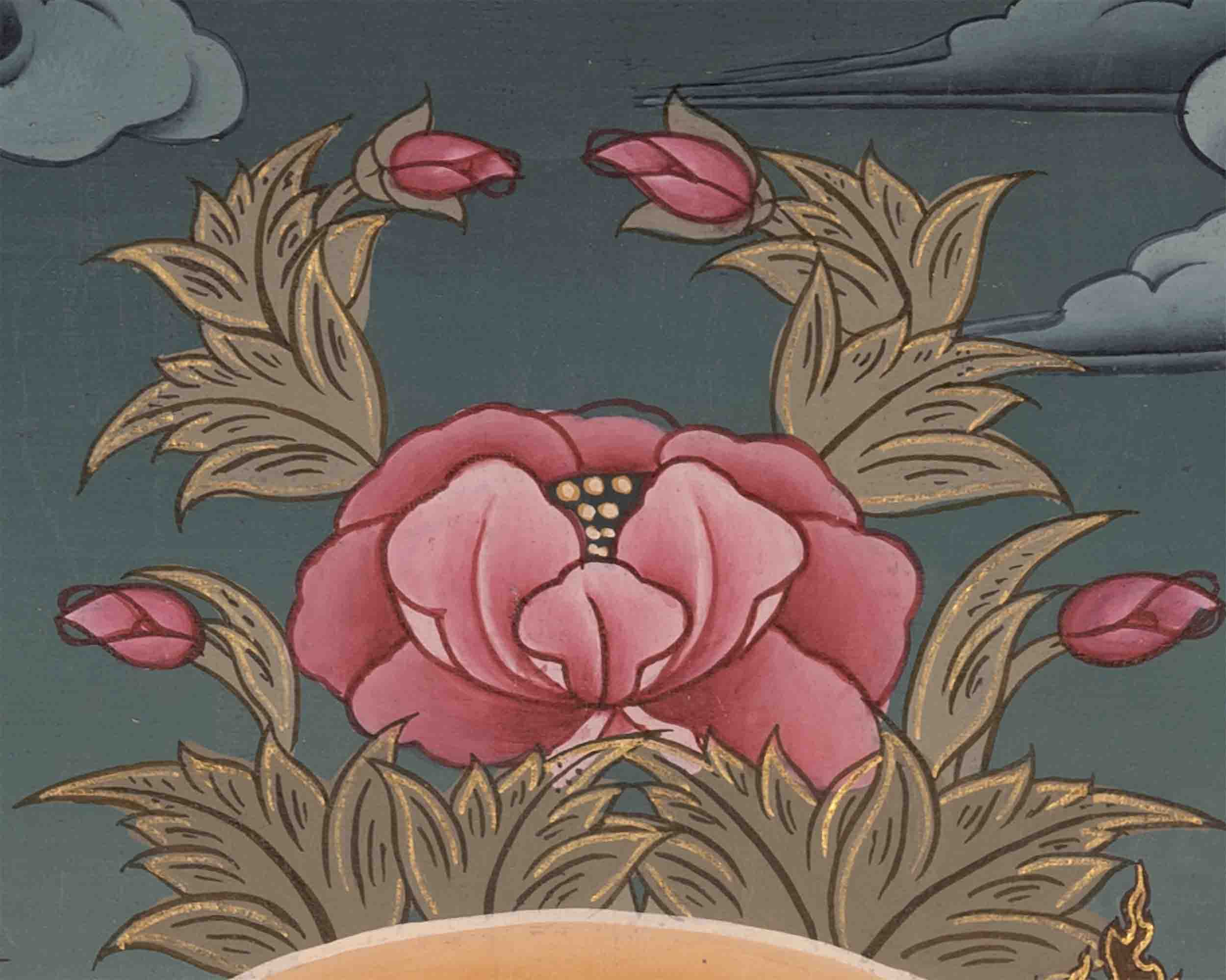 Guru Rinpoche | Padmasambhava | Traditional Tibetan Thangka